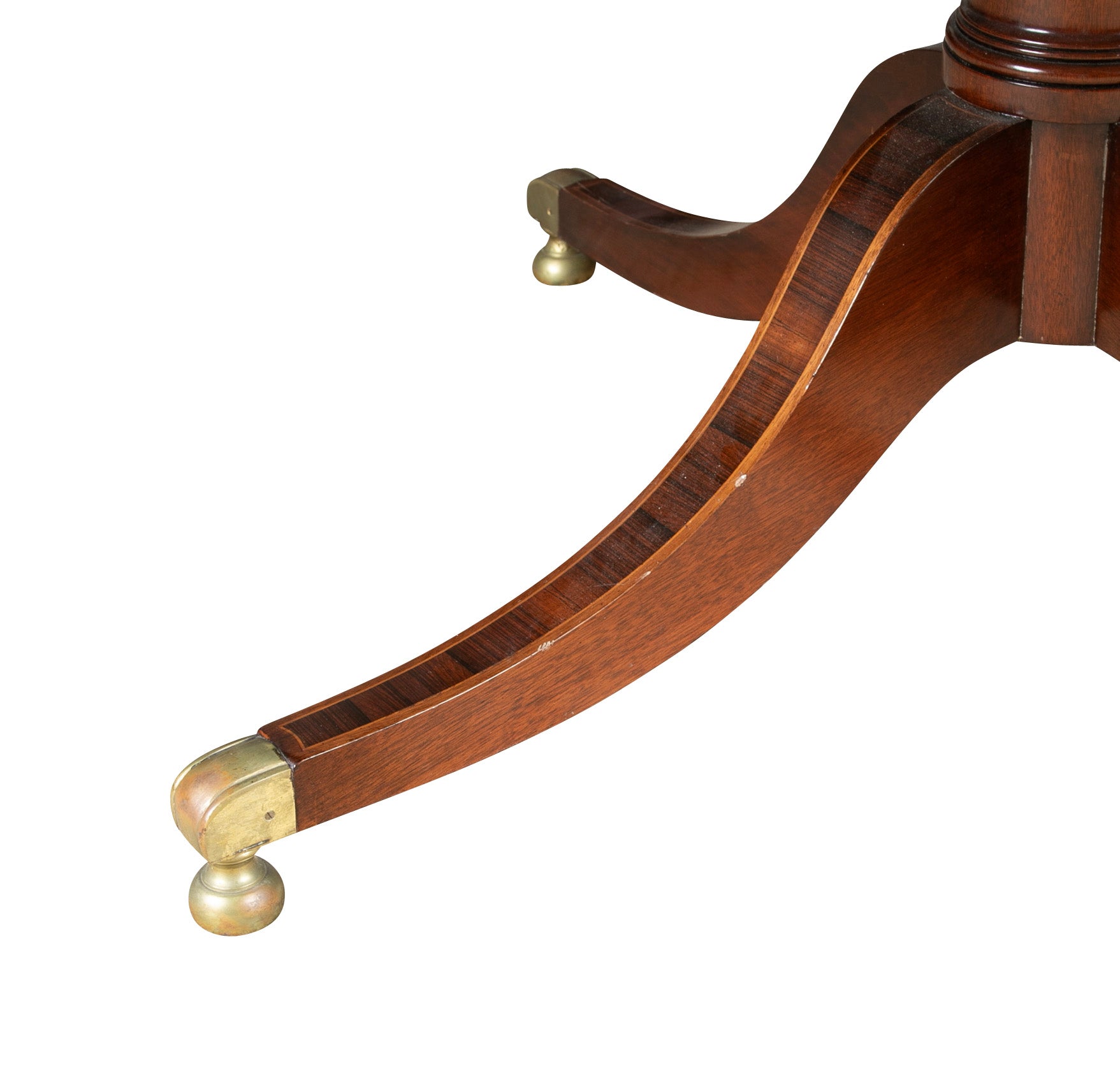 A Regency Style Jupe Dining Table in Mahogany