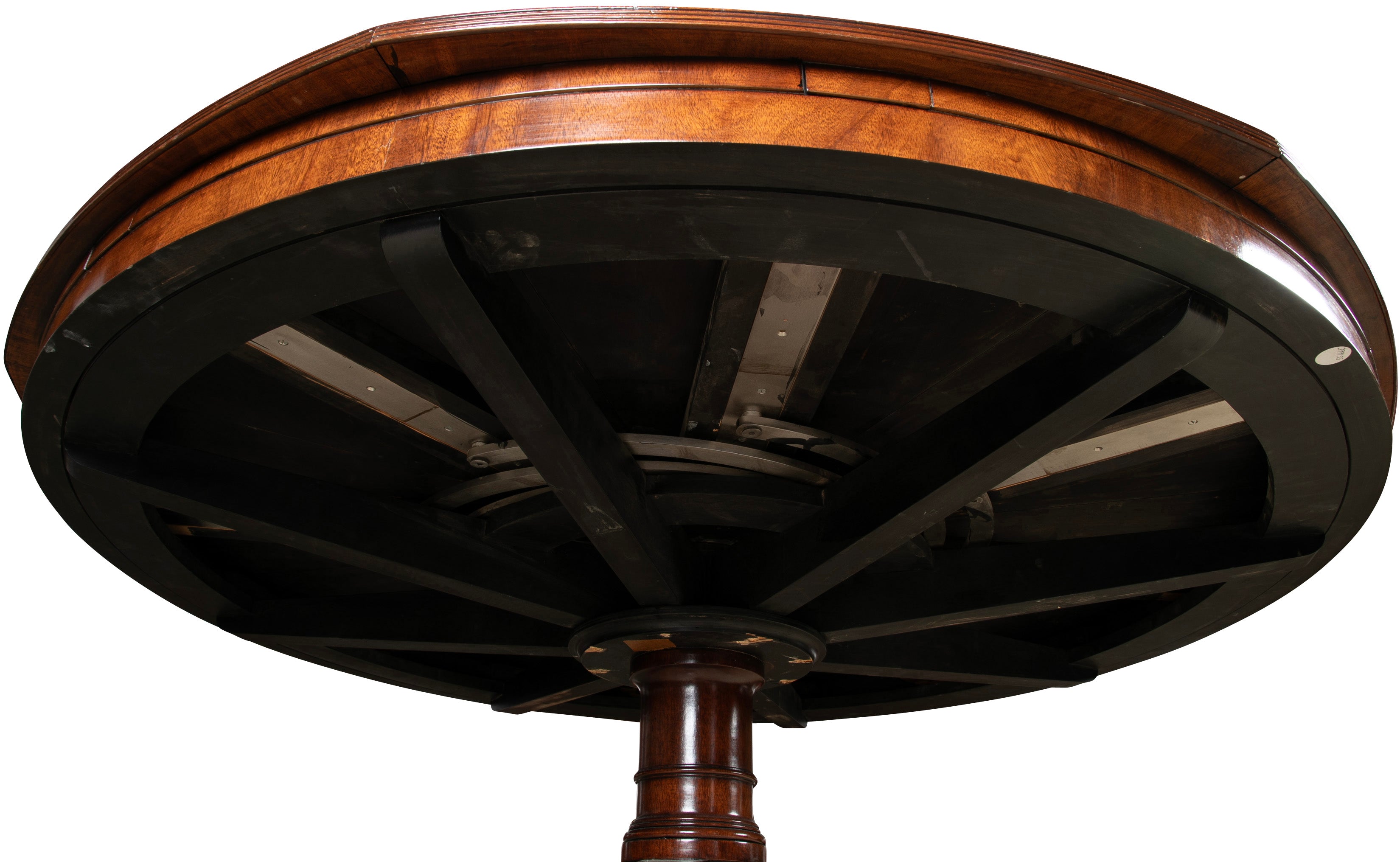 A Regency Style Jupe Dining Table in Mahogany