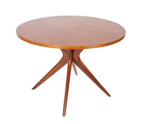 Ico Parisi Round Walnut Center Table