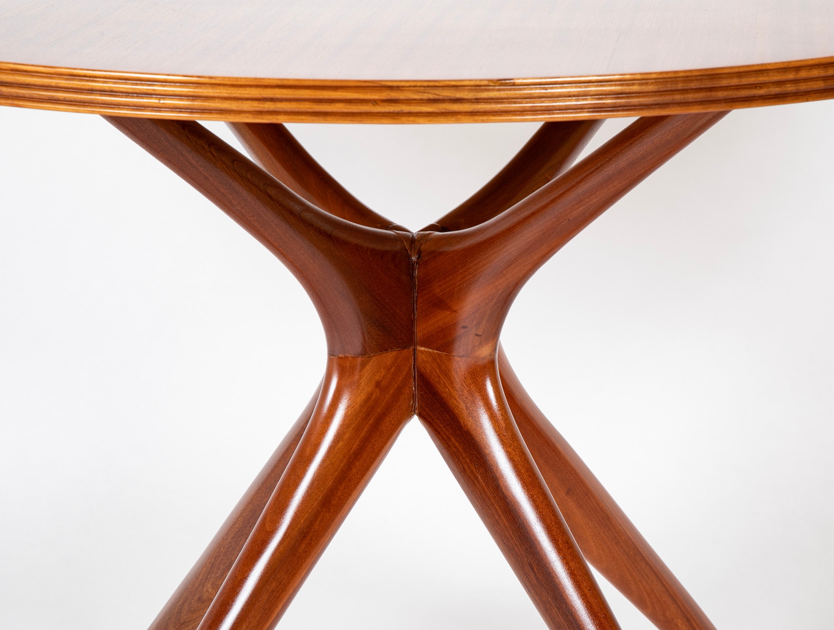 Ico Parisi Round Walnut Center Table