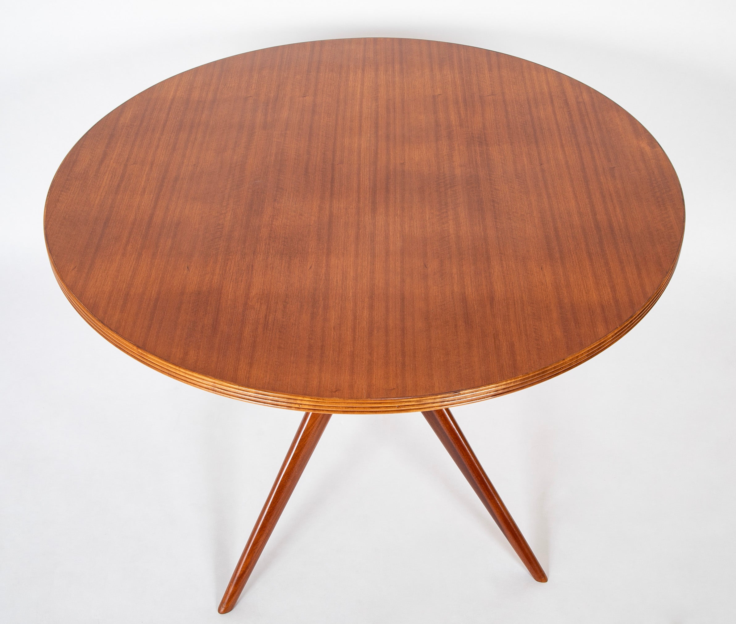 Ico Parisi Round Walnut Center Table