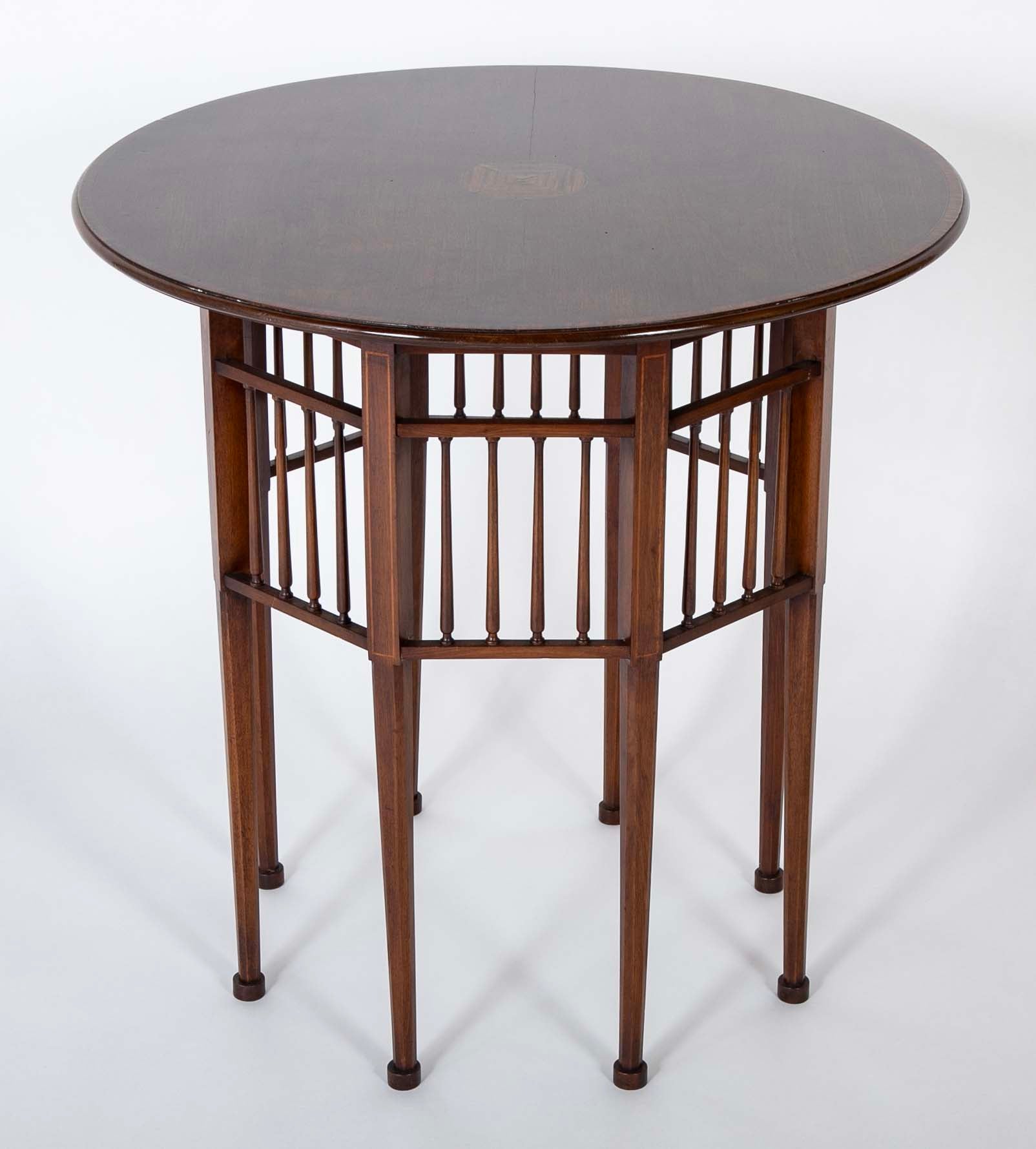 Round Eight Legged Table Attributed to J.S Henry