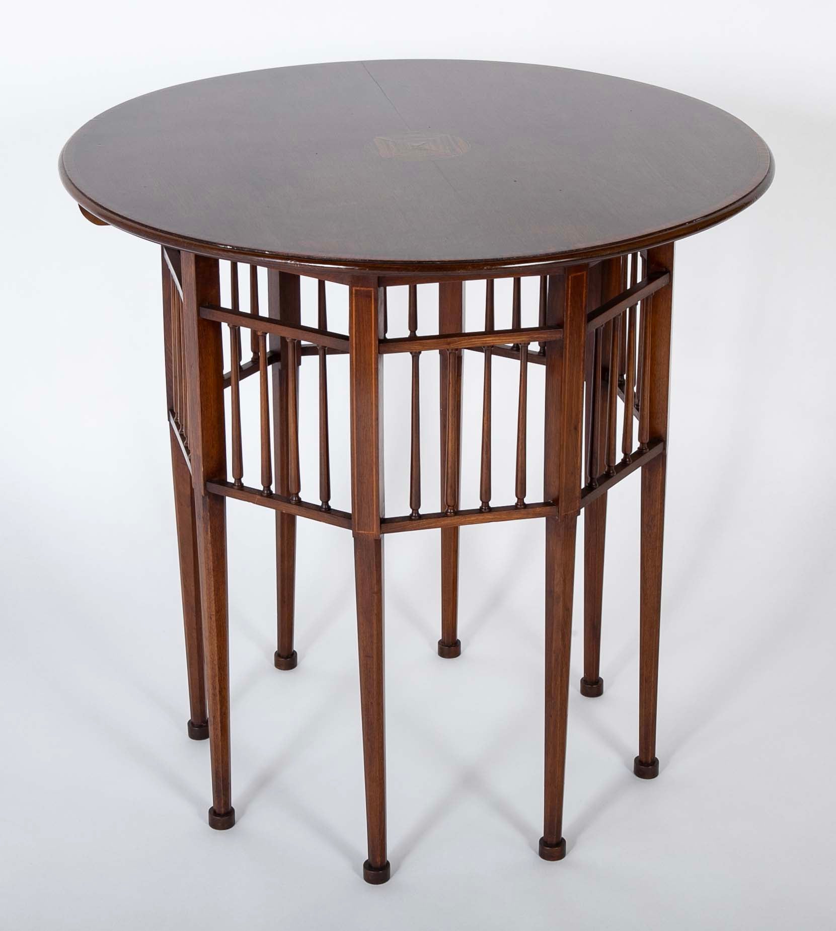 Round Eight Legged Table Attributed to J.S Henry