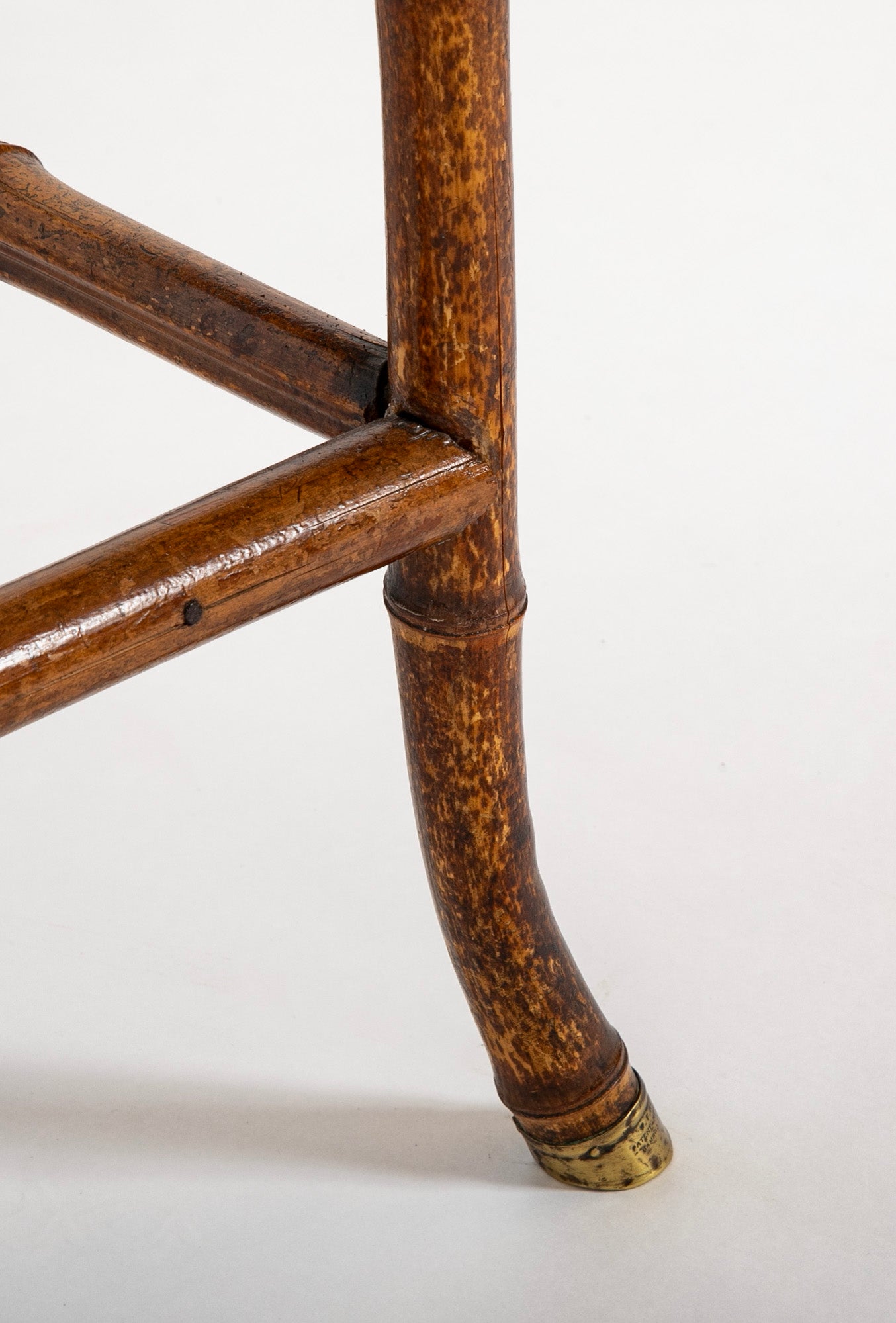 Late 19th Century English Bamboo Folding Sewing Table