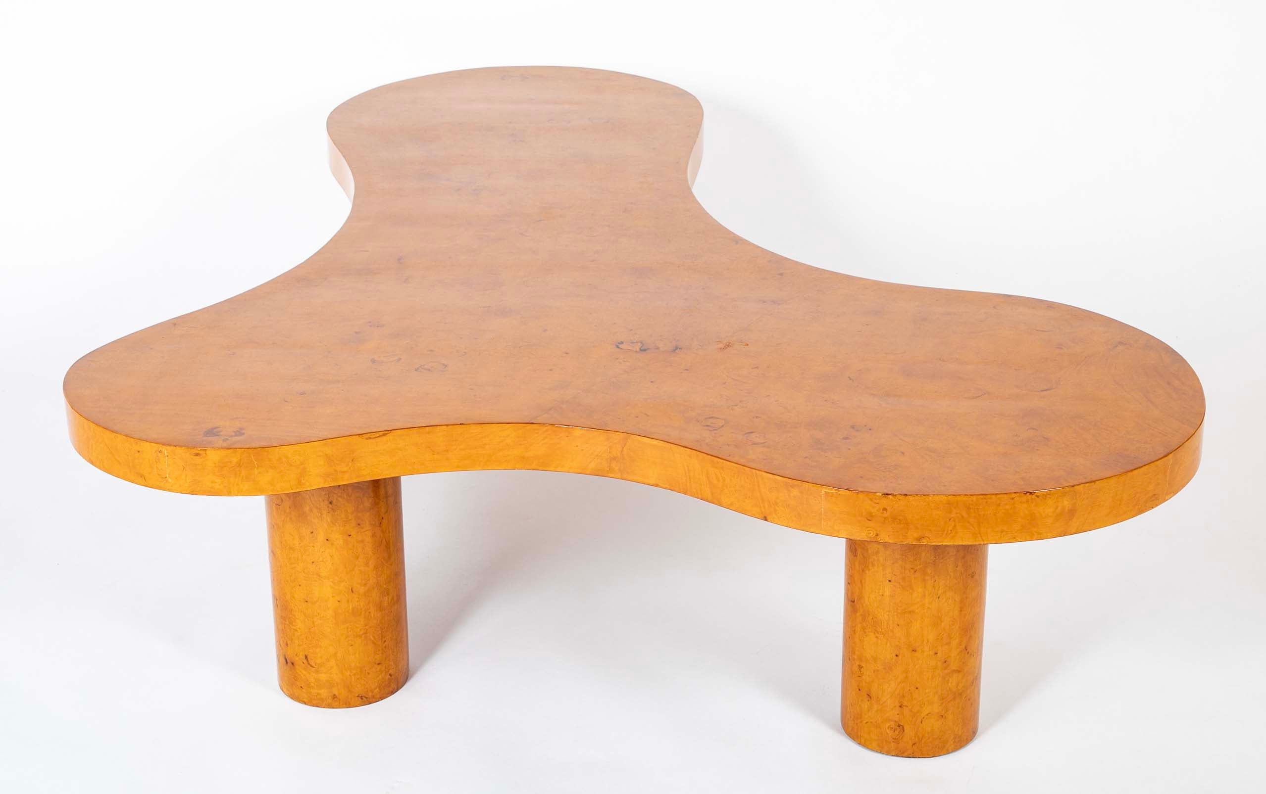 Burl Wood Biomorphic Table