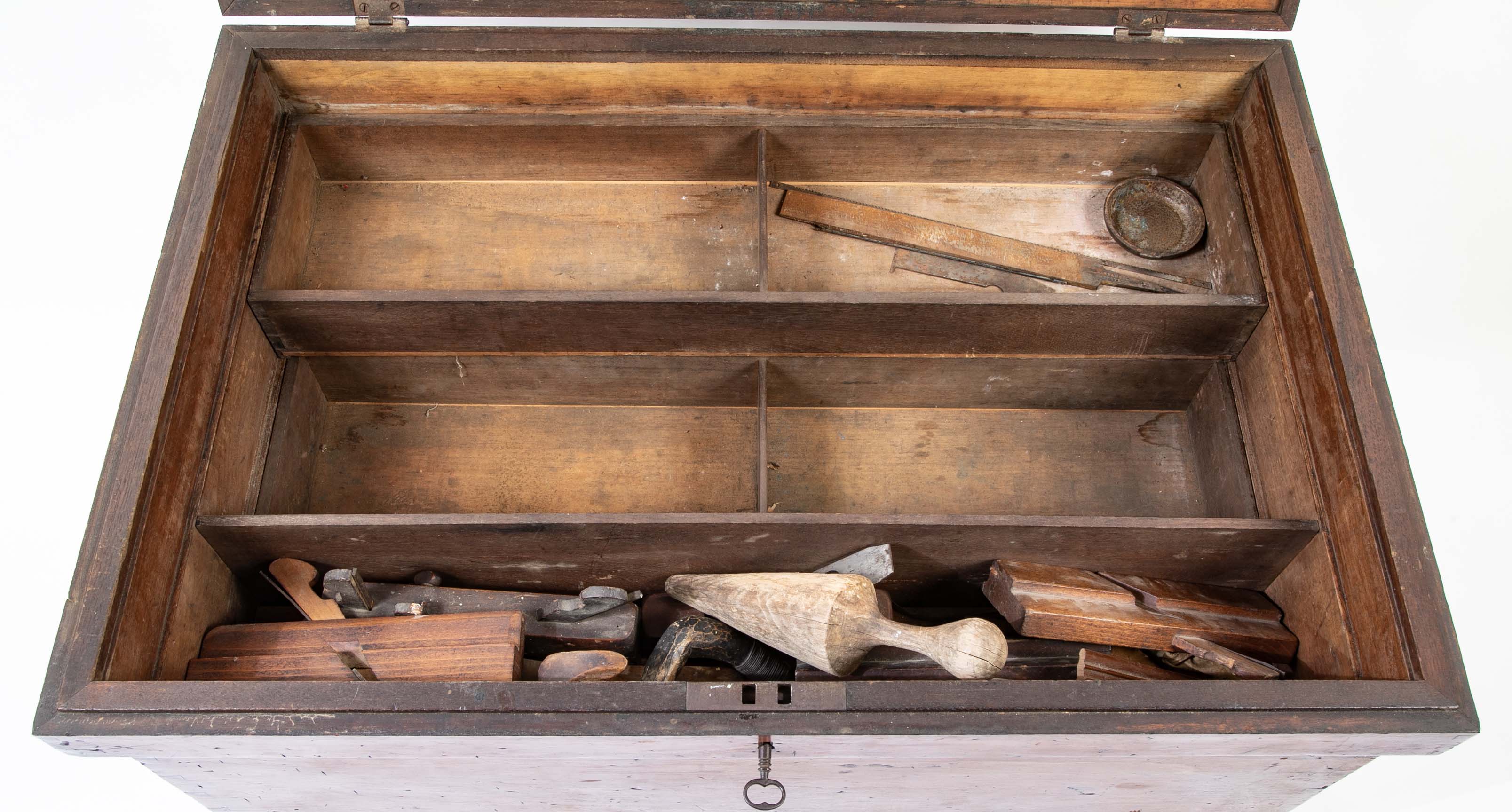 A Late 19th- Early 20th century Carpentry Chest