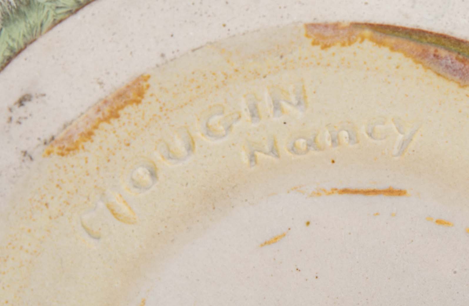 Double Gourd Vase by Mougin Freres with Crystalline and Drip Glaze