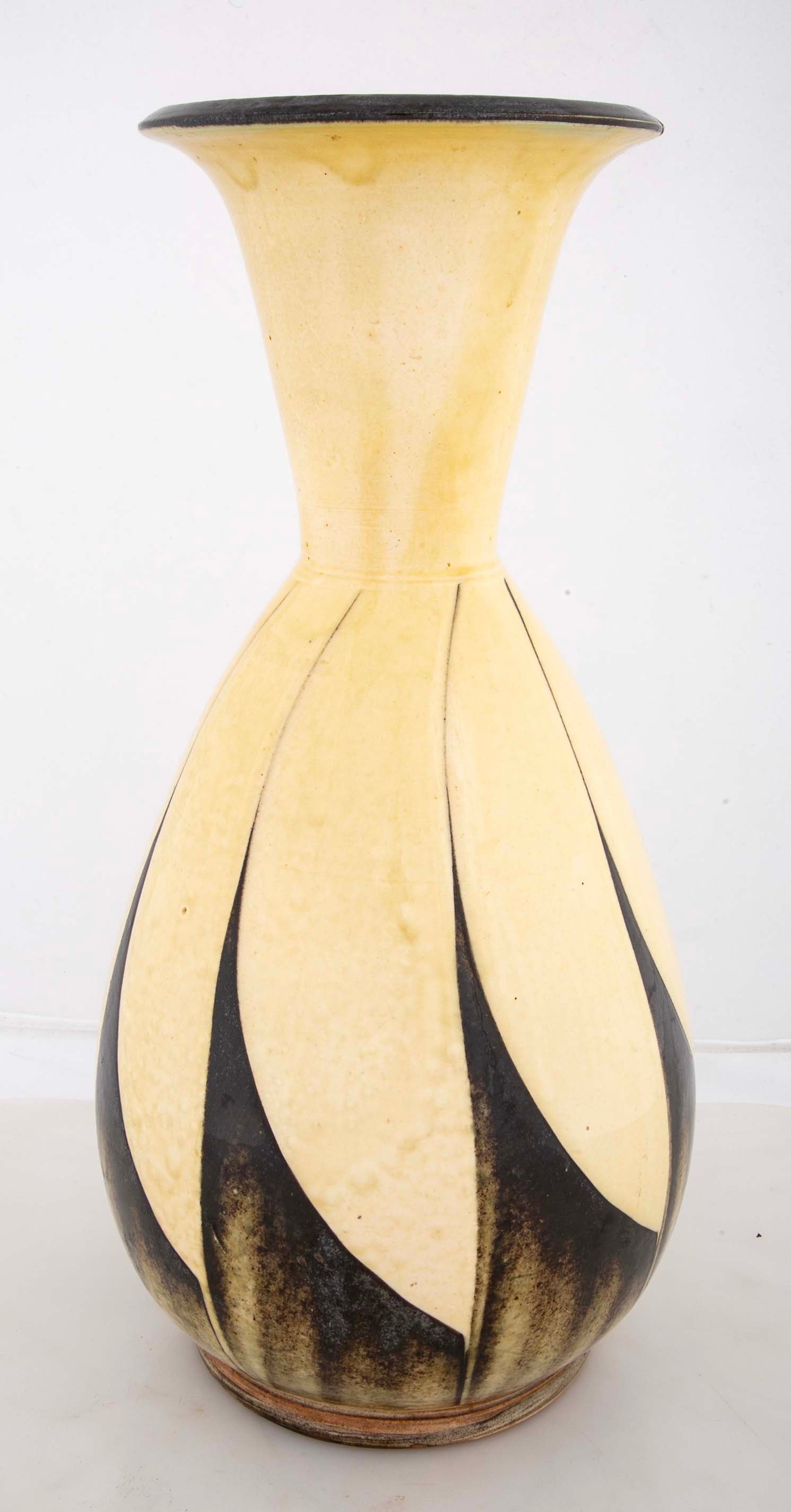 Pear Shaped Earthenware Vase by Herman A. Kahler