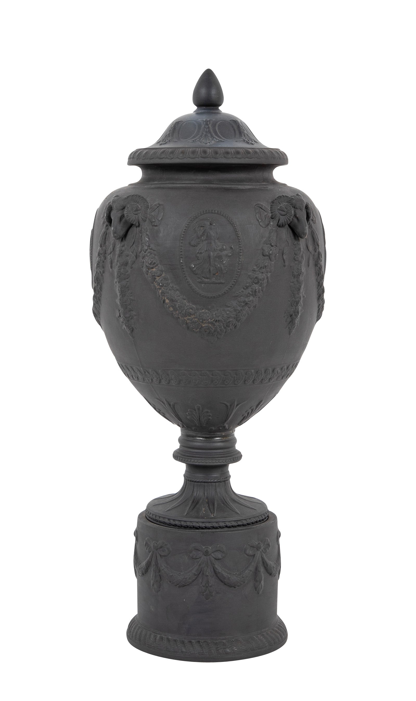 20th Century English Ceramic Urn in the Style of Wedgwood