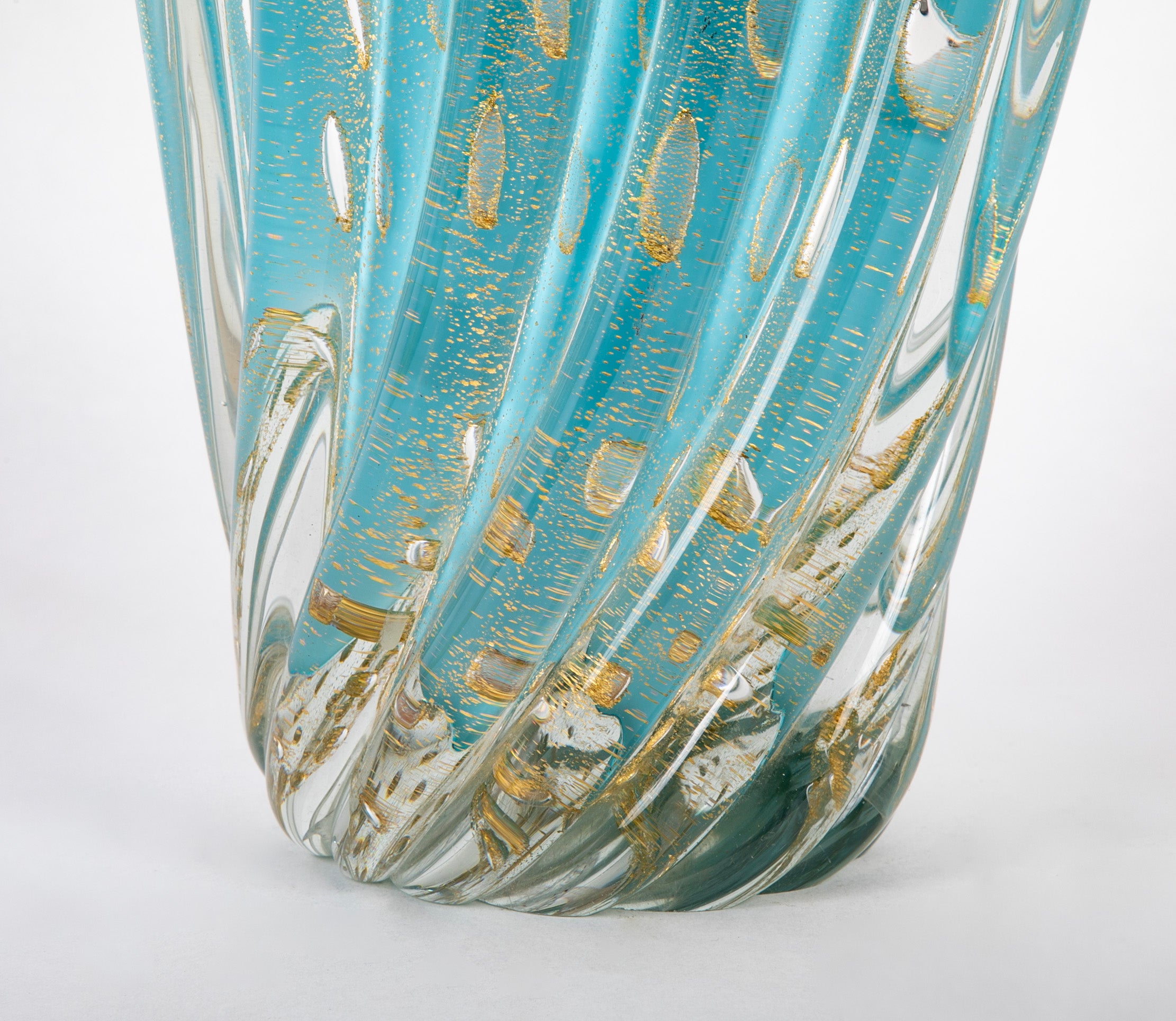 Ercole Barovier for Barovier & Toso "Cordonato D'Oro" Glass Vase