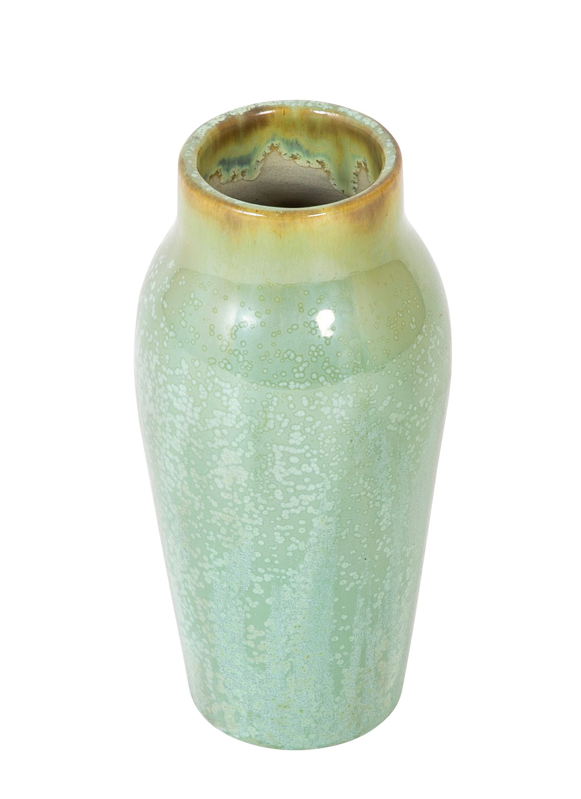 A Fulper Pottery Vase with Cucumber Glaze