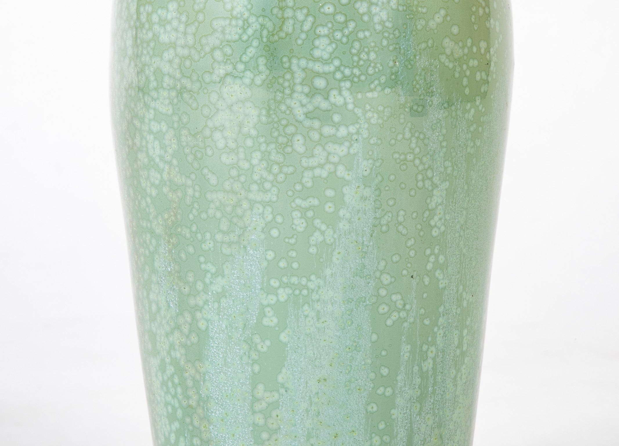 A Fulper Pottery Vase with Cucumber Glaze