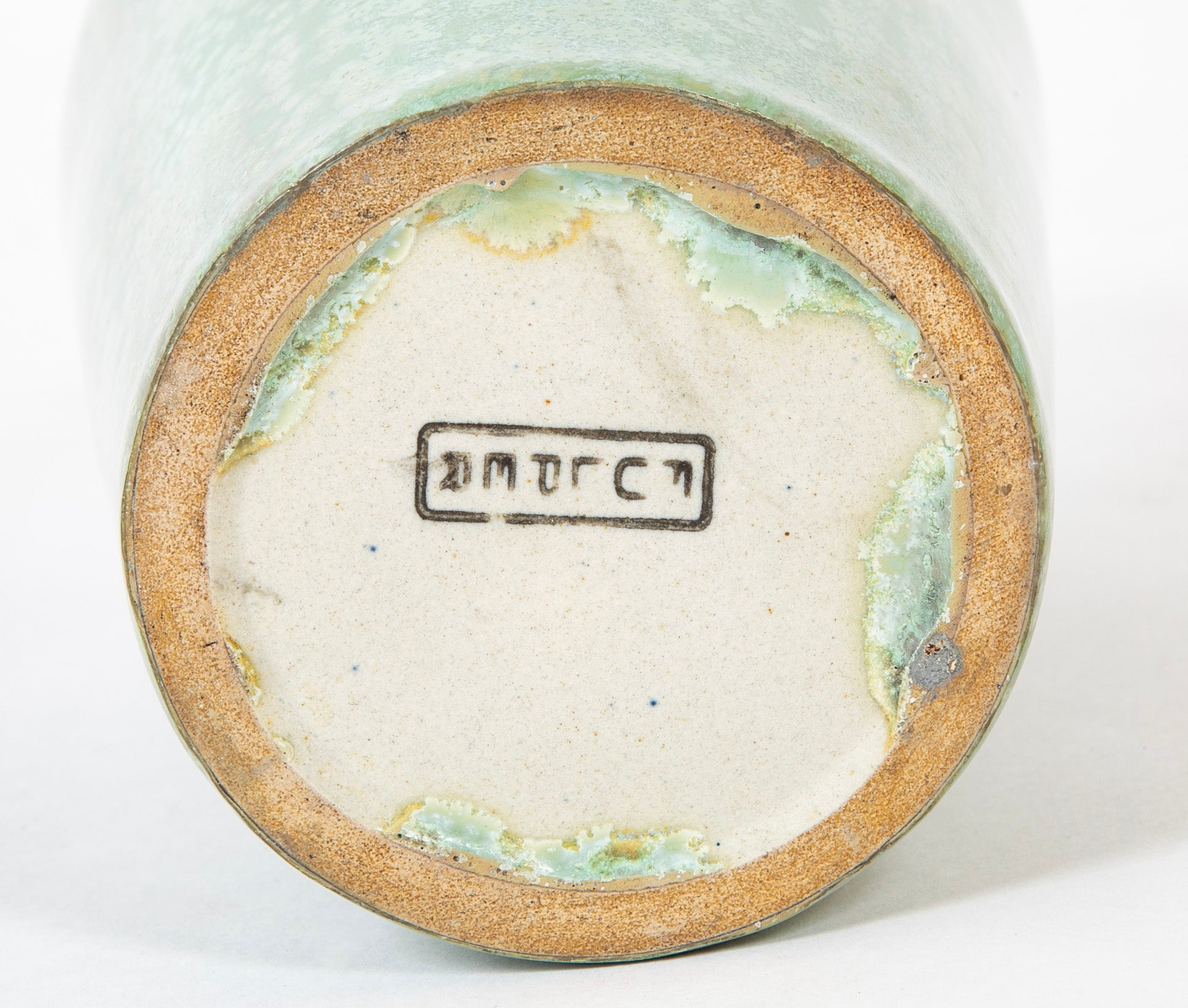 A Fulper Pottery Vase with Cucumber Glaze