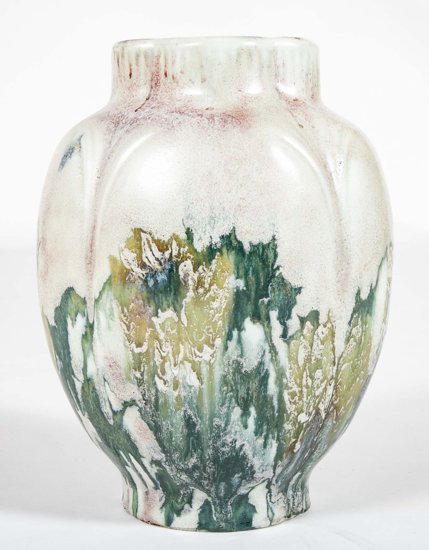 Albert Dammouse (1848-1926) Sevres Porcelain Vase