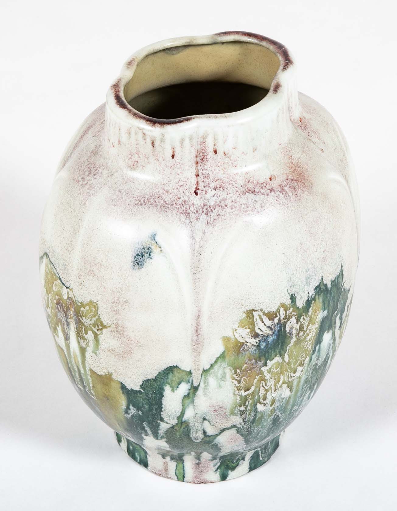 Albert Dammouse (1848-1926) Sevres Porcelain Vase