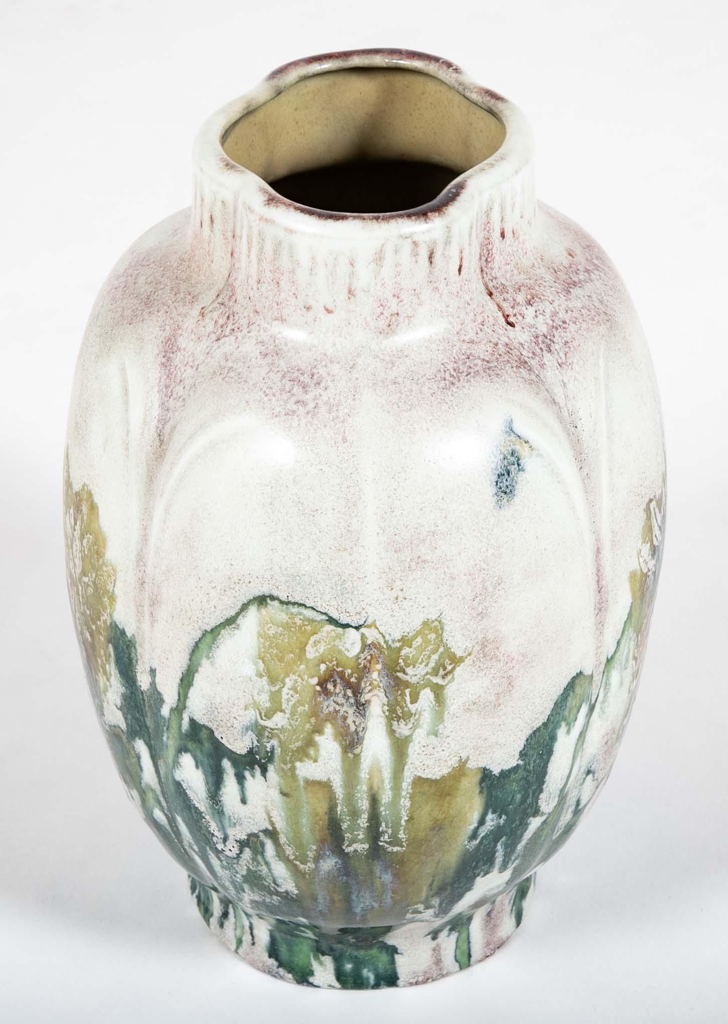 Albert Dammouse (1848-1926) Sevres Porcelain Vase