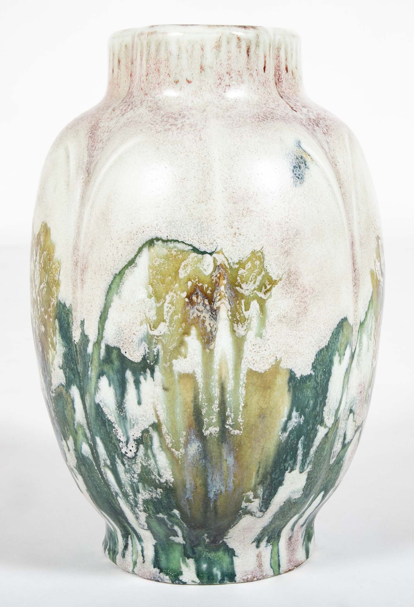 Albert Dammouse (1848-1926) Sevres Porcelain Vase