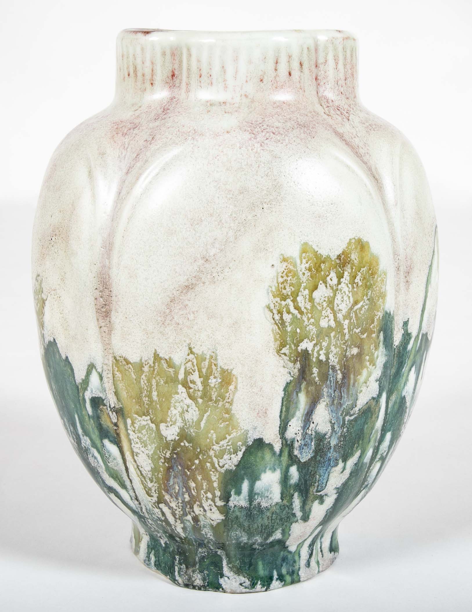 Albert Dammouse (1848-1926) Sevres Porcelain Vase