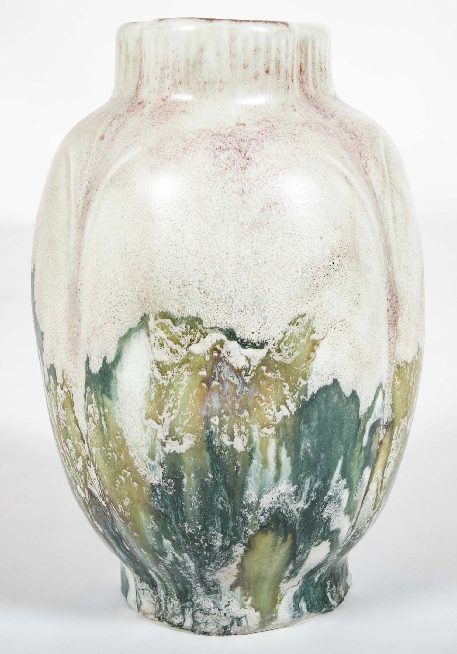 Albert Dammouse (1848-1926) Sevres Porcelain Vase