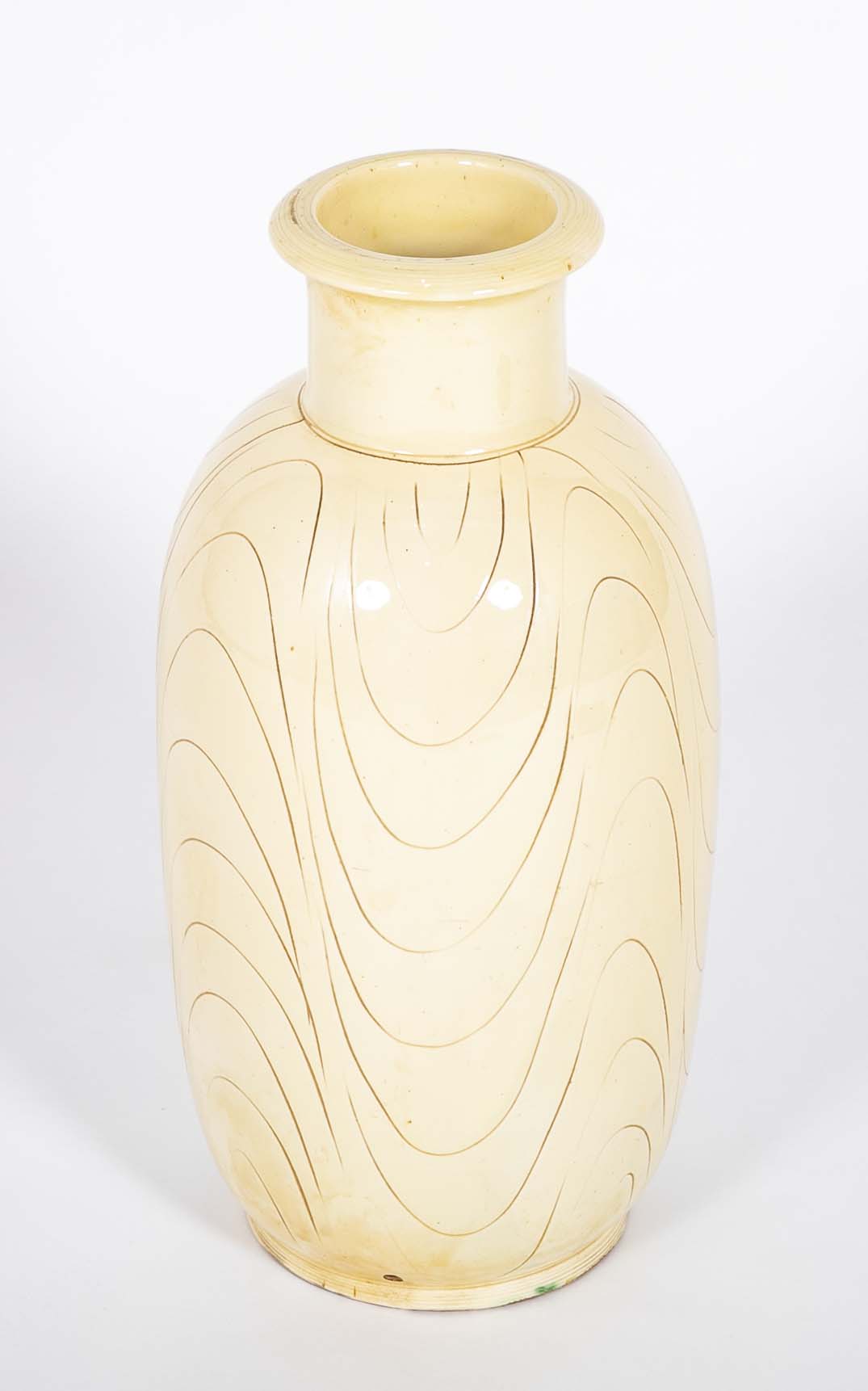 Cream Colored Danish Floor Vase by Kohler