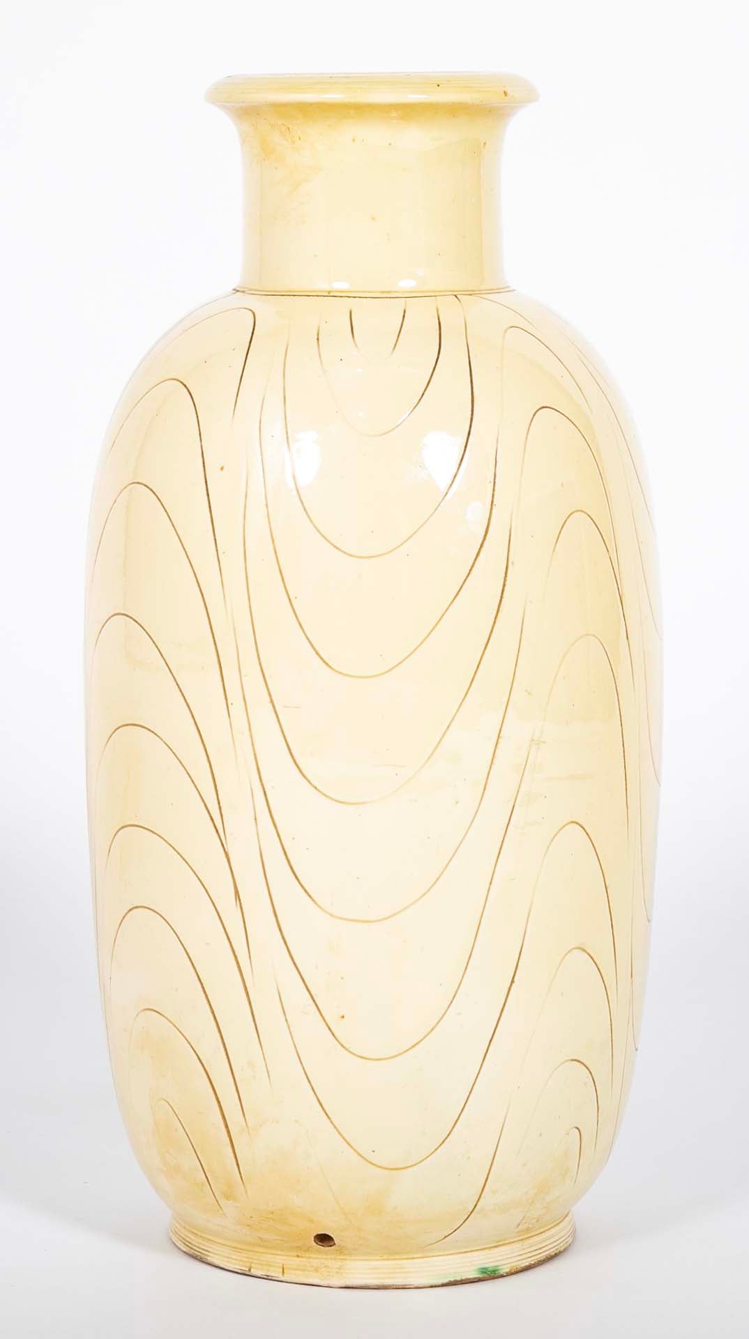 Cream Colored Danish Floor Vase by Kohler