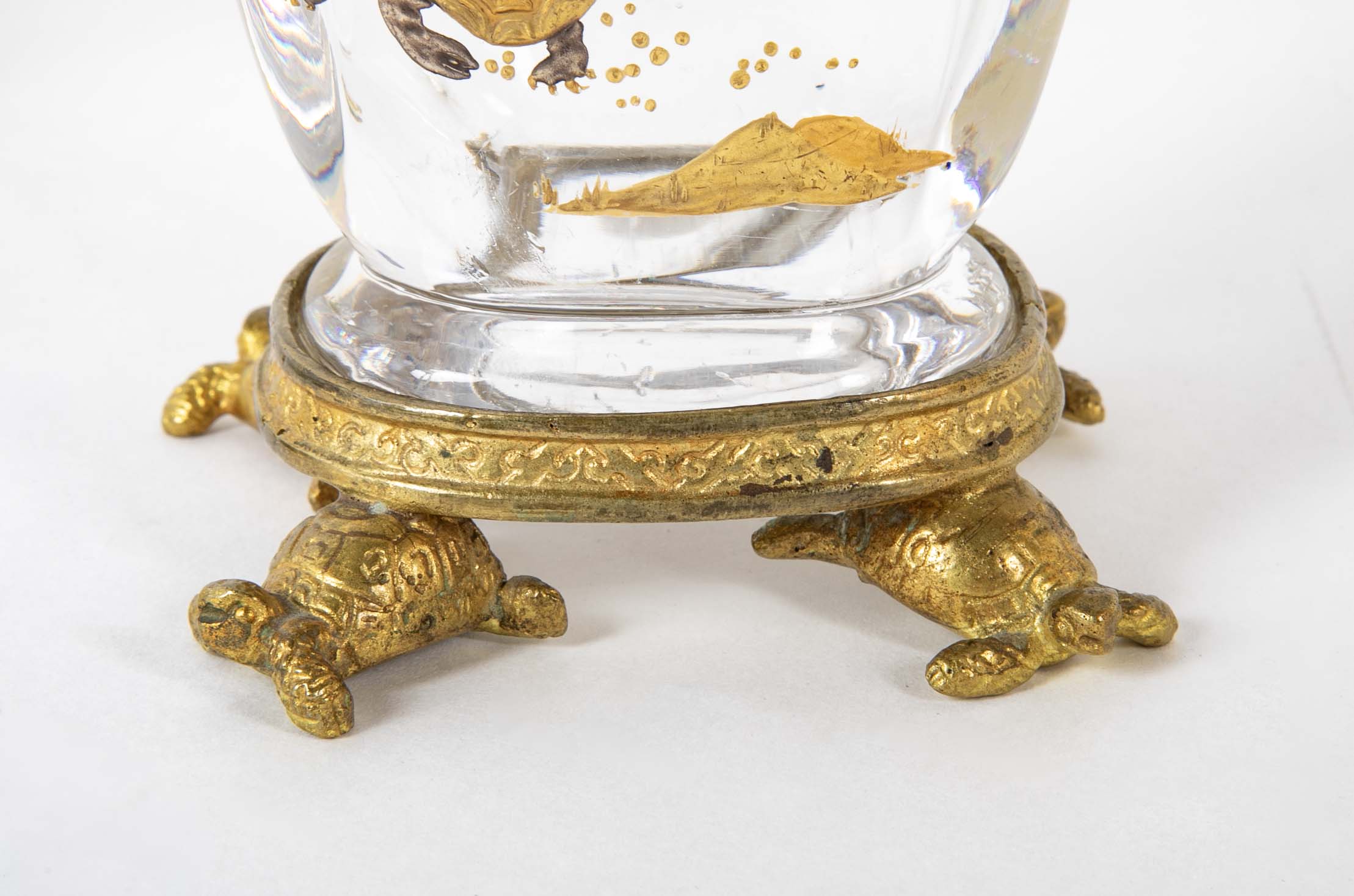 Pair of French Aesthetic Movement Baccarat Glass Vases