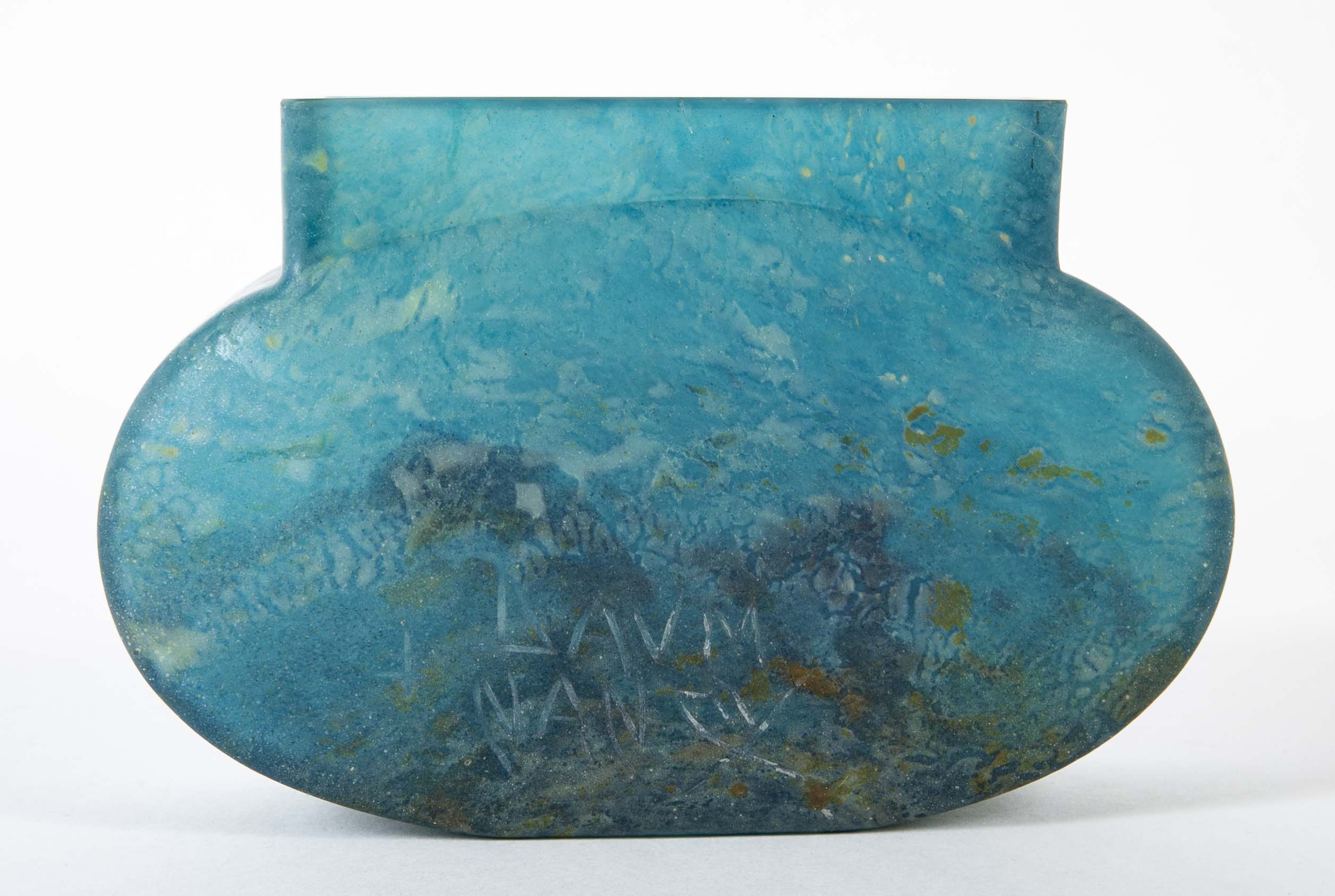Daum, Nancy Art Glass Vase in Pillow Form