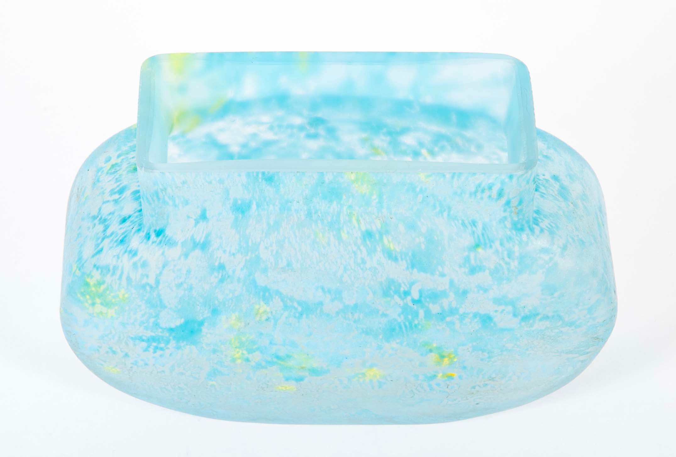 Daum, Nancy Art Glass Vase in Pillow Form
