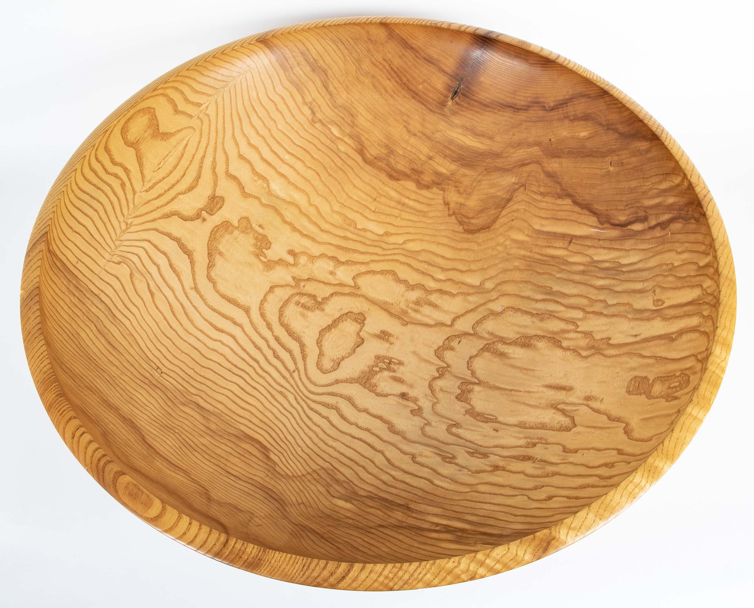 Large wooden bowl by Walter Goodridge.