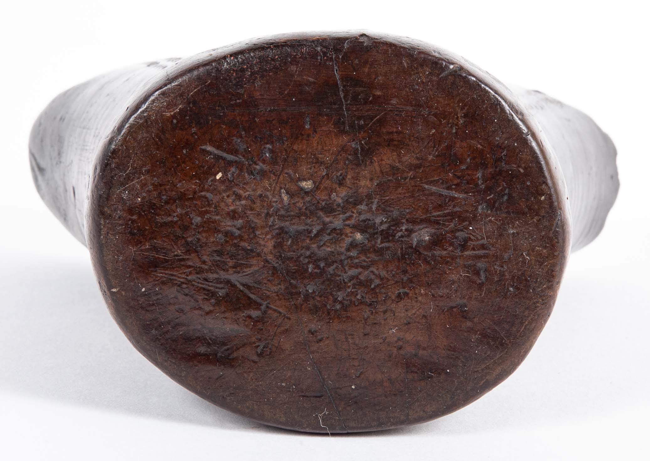 Carved African Hardwood Headrest