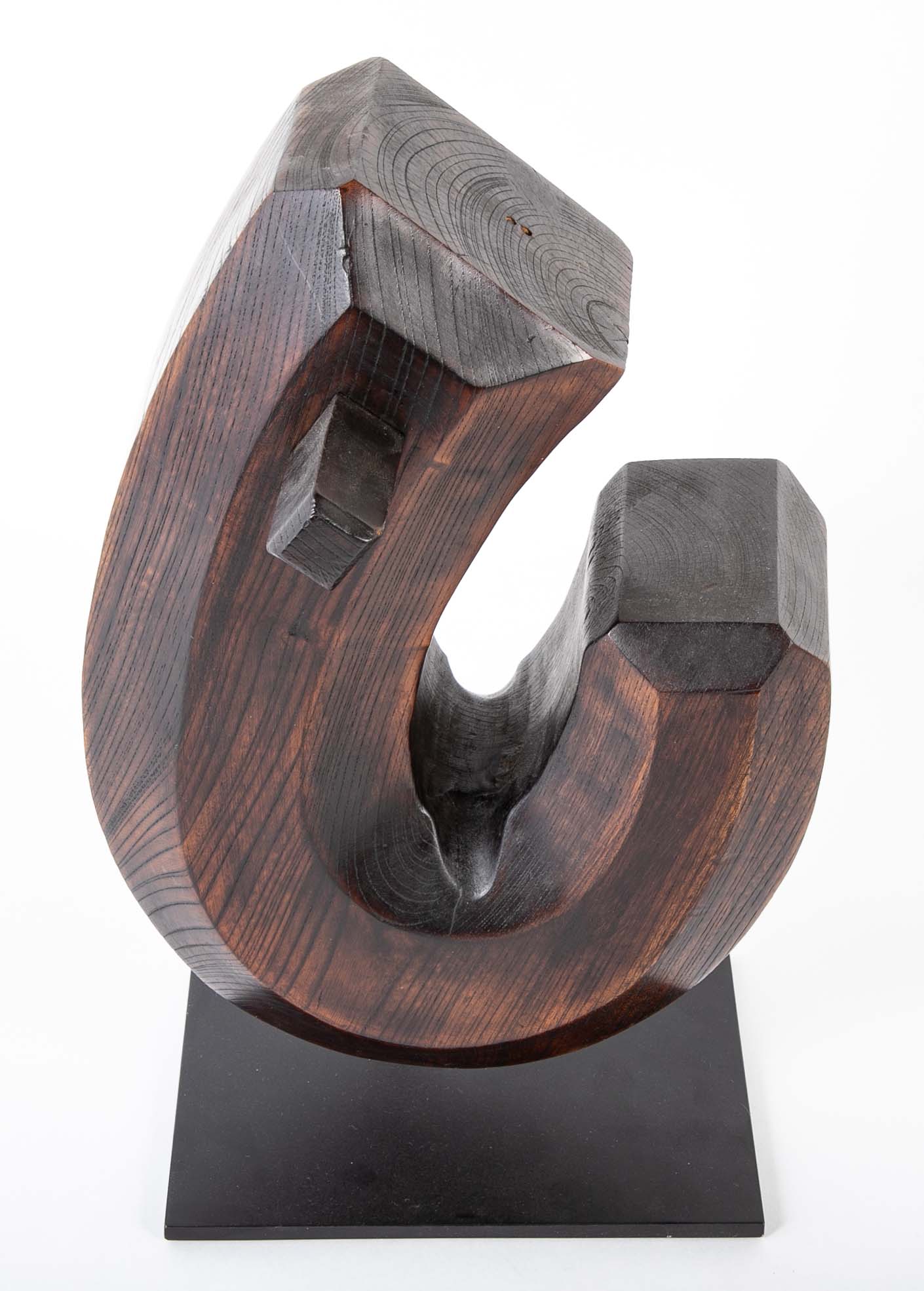 Single Block Zelkova (Keyaki) Wood Hanger Hook