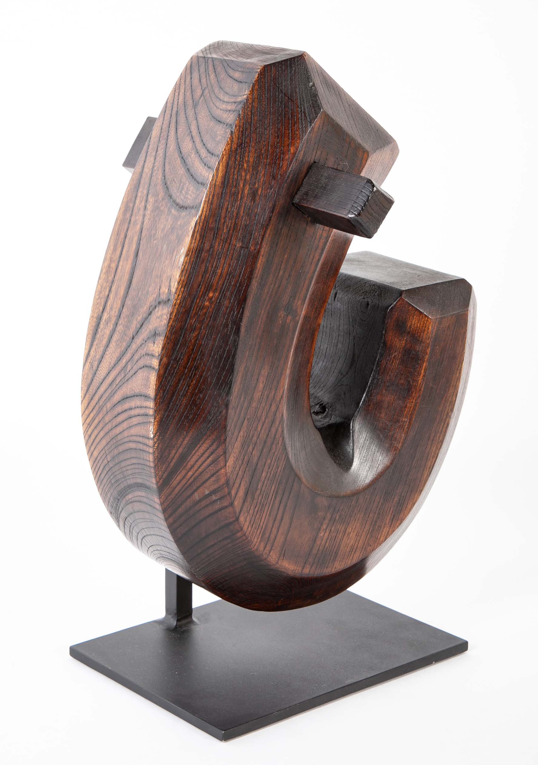 Single Block Zelkova (Keyaki) Wood Hanger Hook
