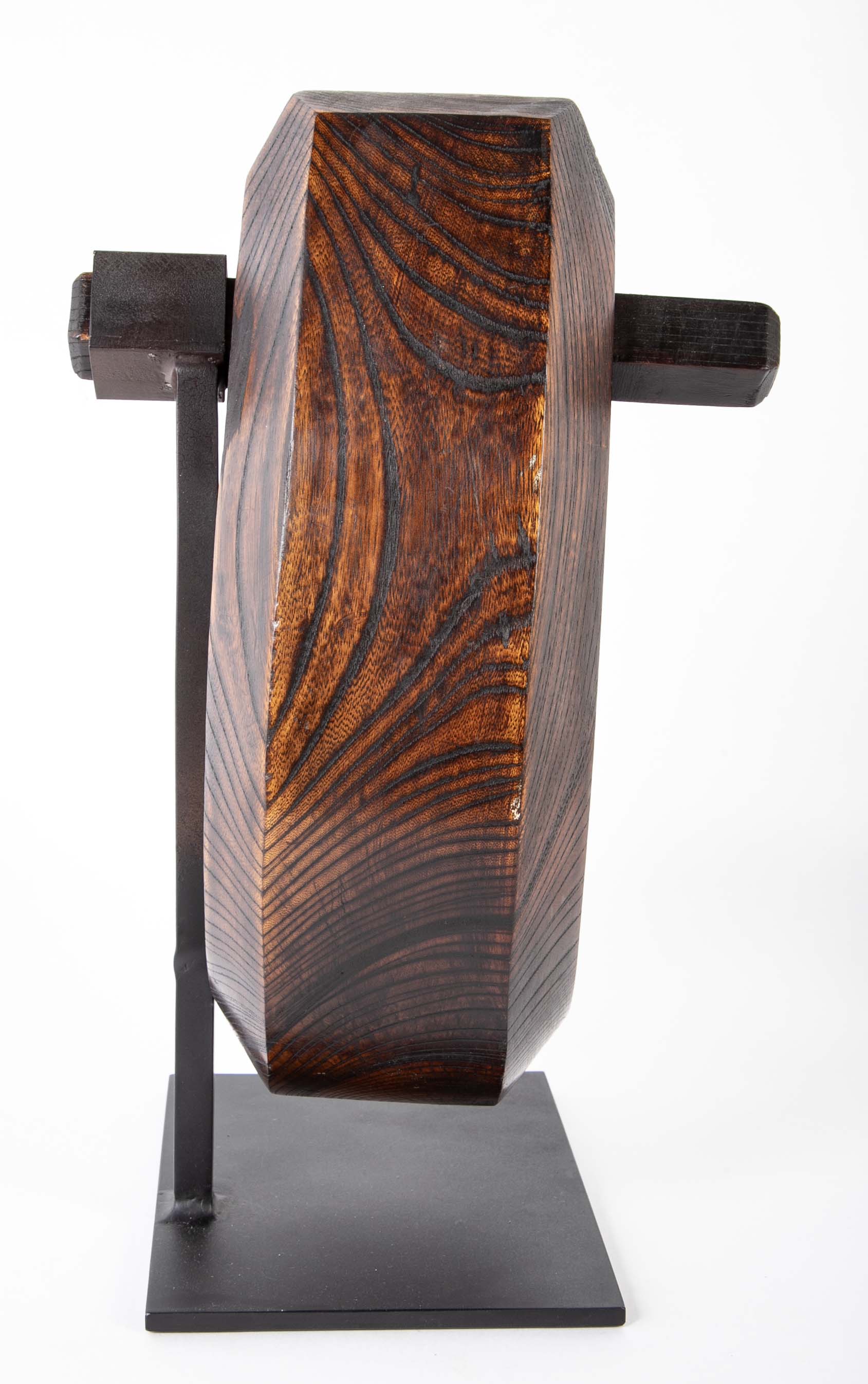 Single Block Zelkova (Keyaki) Wood Hanger Hook