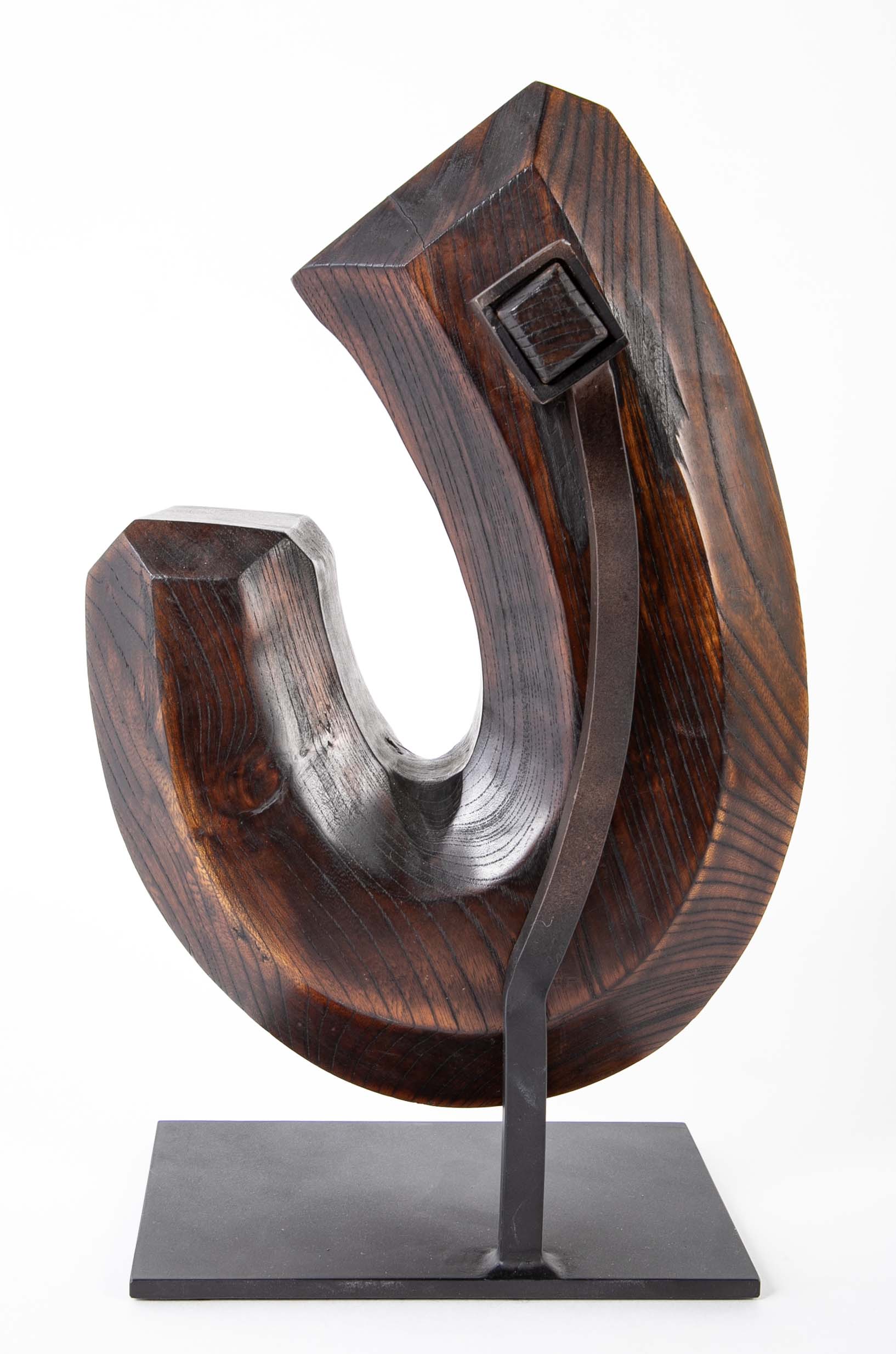 Single Block Zelkova (Keyaki) Wood Hanger Hook