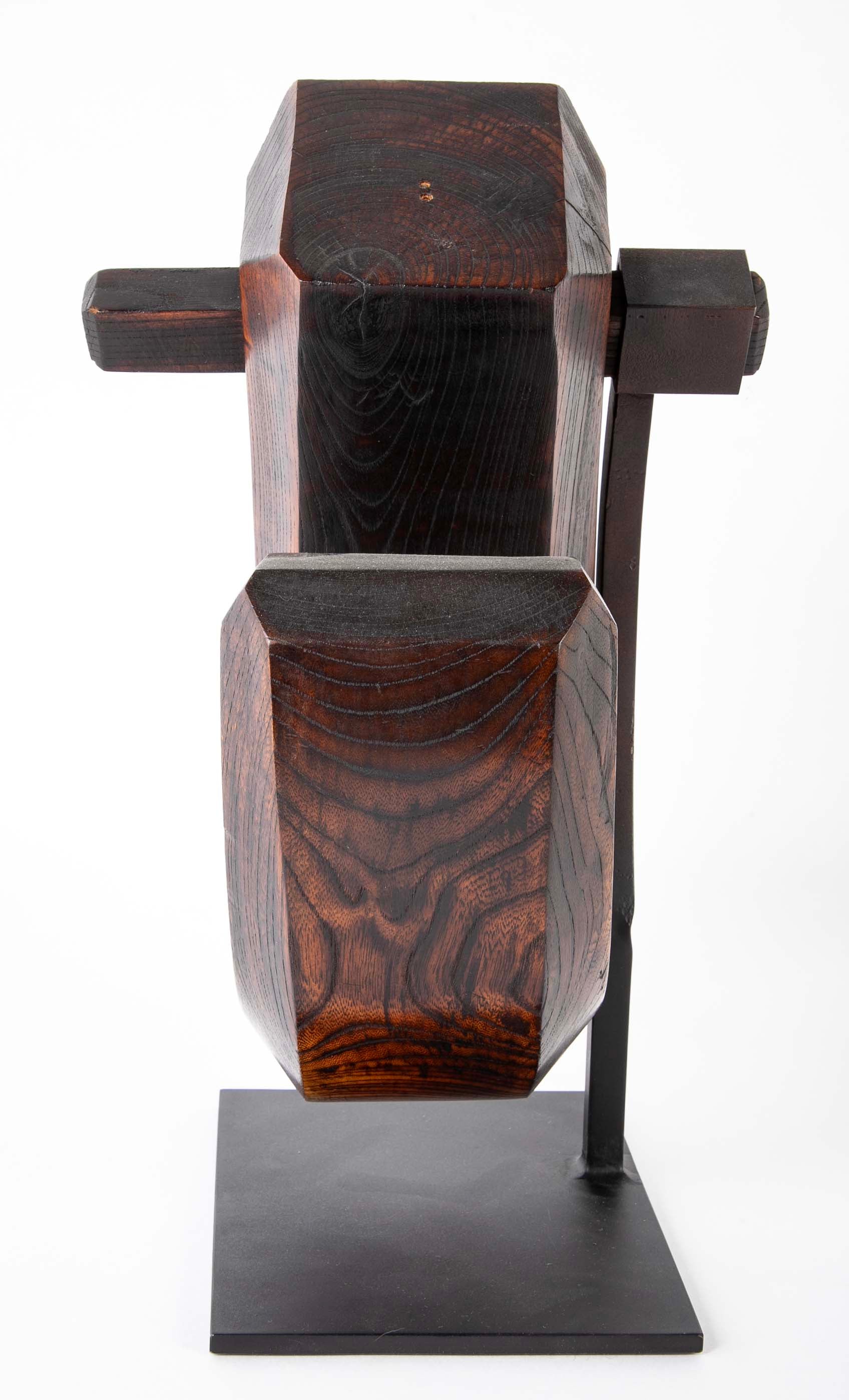 Single Block Zelkova (Keyaki) Wood Hanger Hook