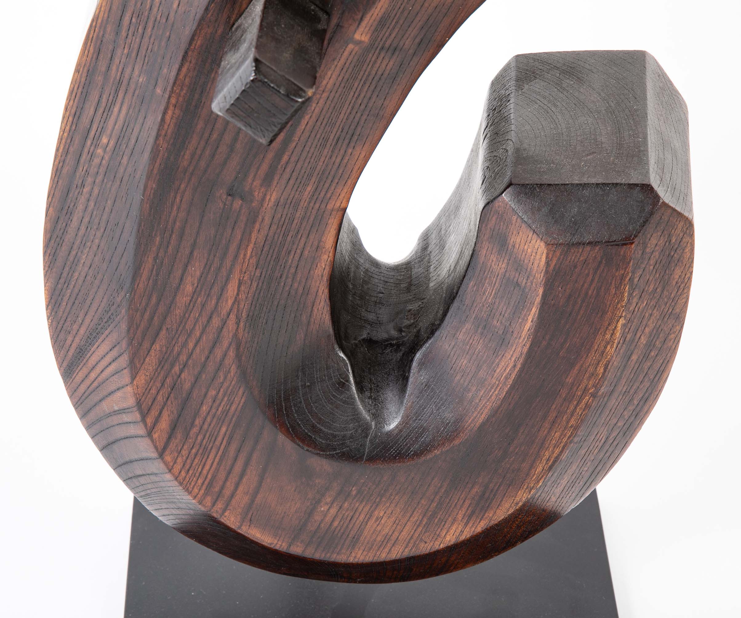 Single Block Zelkova (Keyaki) Wood Hanger Hook