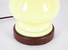 Glass Fluid Form Baluster Lamp