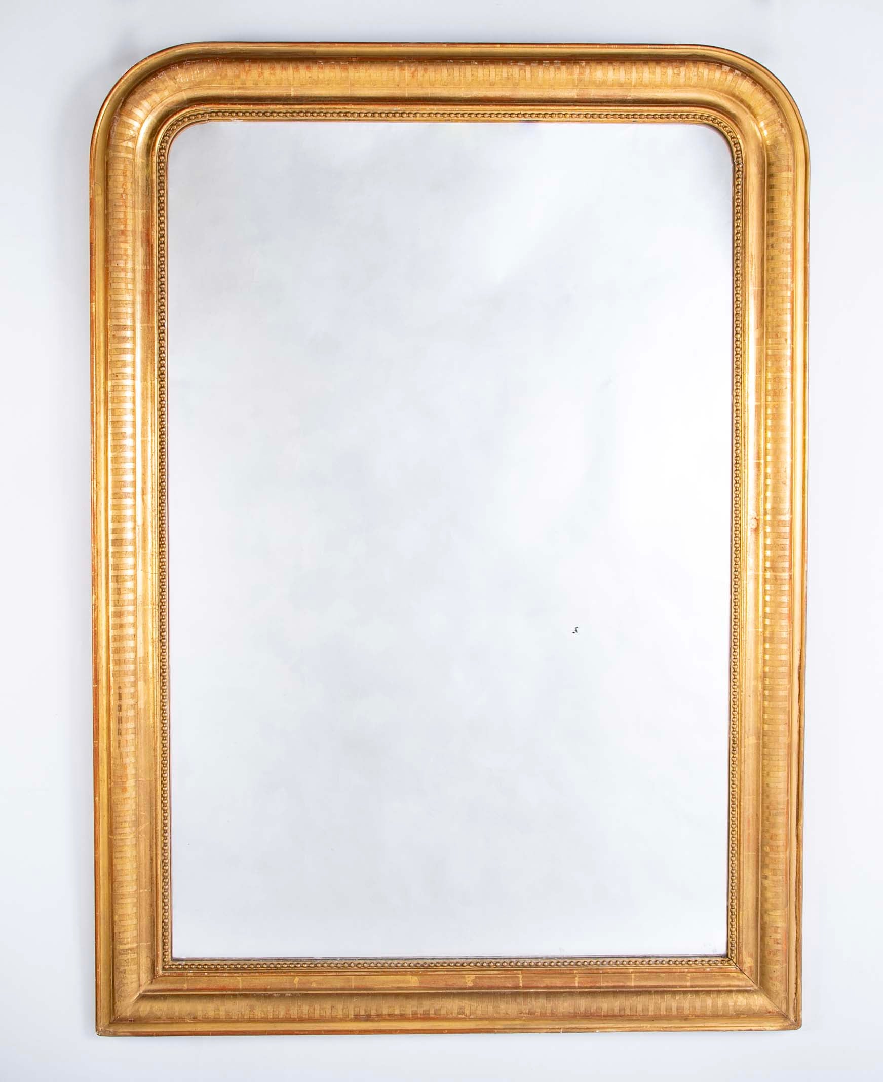 Louis Philippe Gilt Wood Framed Mirror