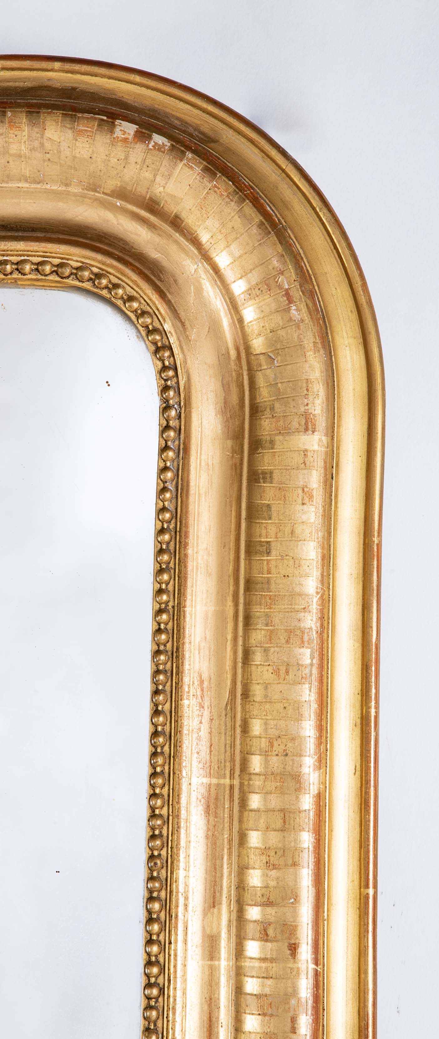 Louis Philippe Gilt Wood Framed Mirror