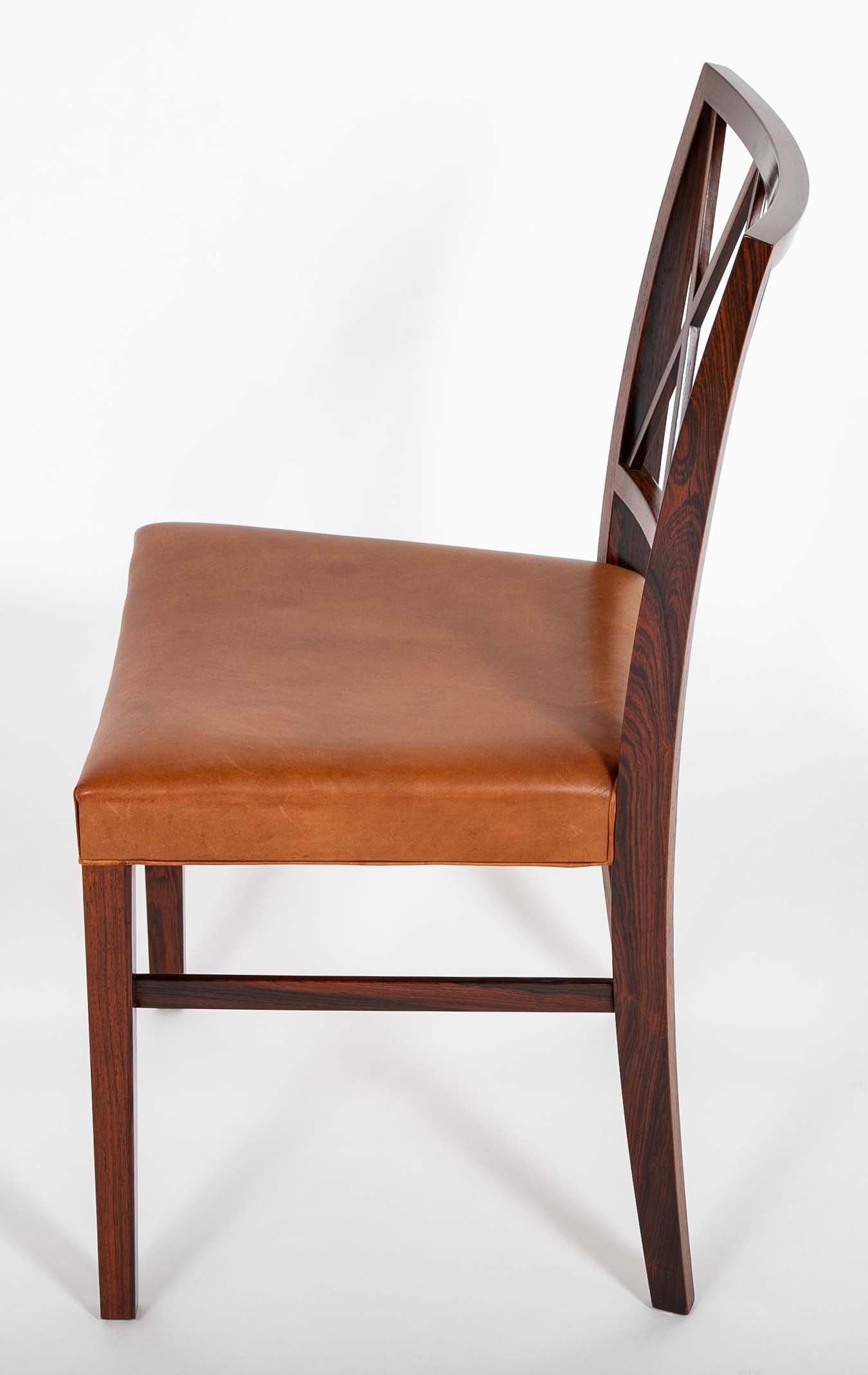 Set of 12 Ole Wanscher Design Rosewood Dining Chairs