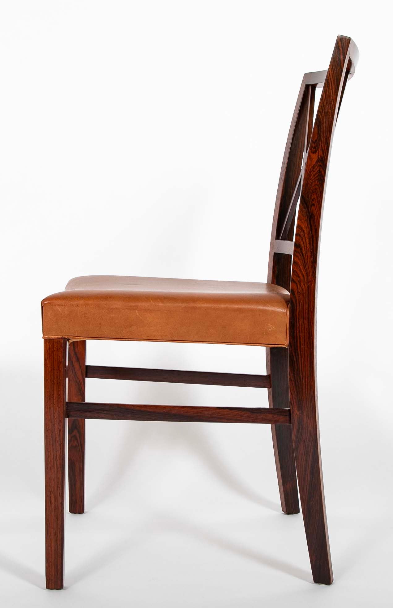 Set of 12 Ole Wanscher Design Rosewood Dining Chairs