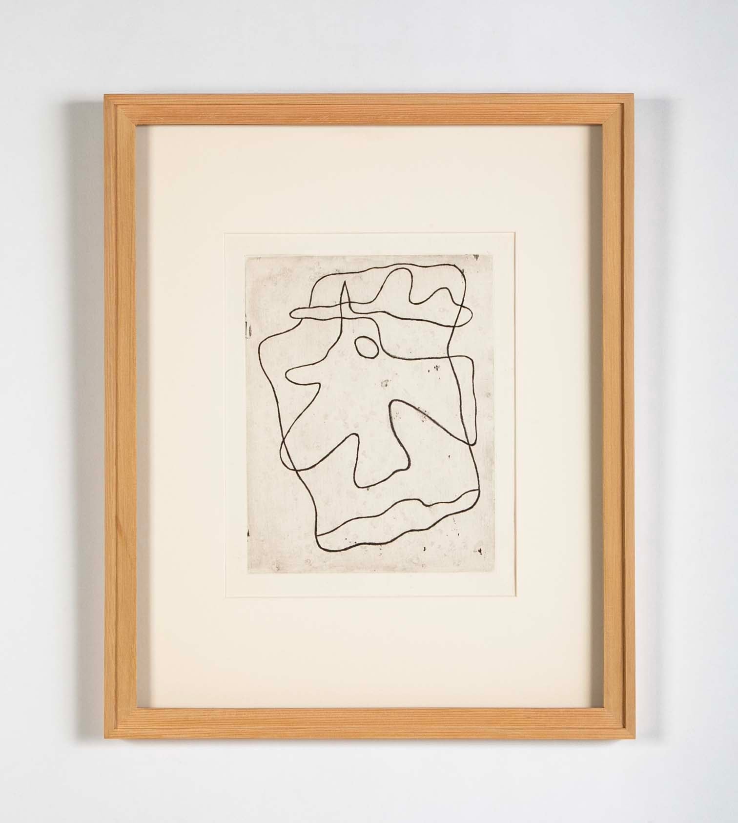 16 Cold Needle Etchings from "Vers le Blanc Infini" by Jean ( Hans ) Arp - Priced Individually
