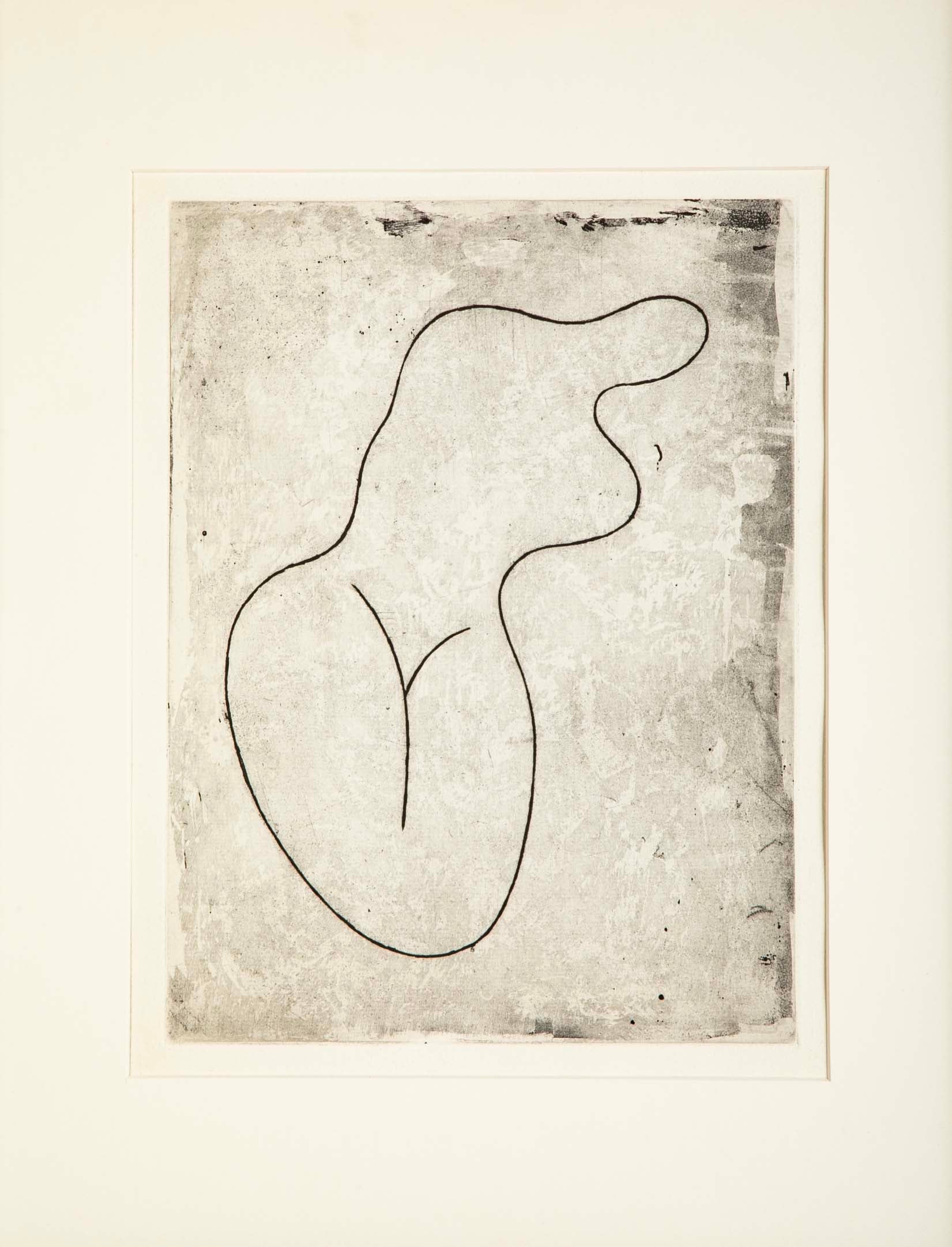 16 Cold Needle Etchings from "Vers le Blanc Infini" by Jean ( Hans ) Arp - Priced Individually