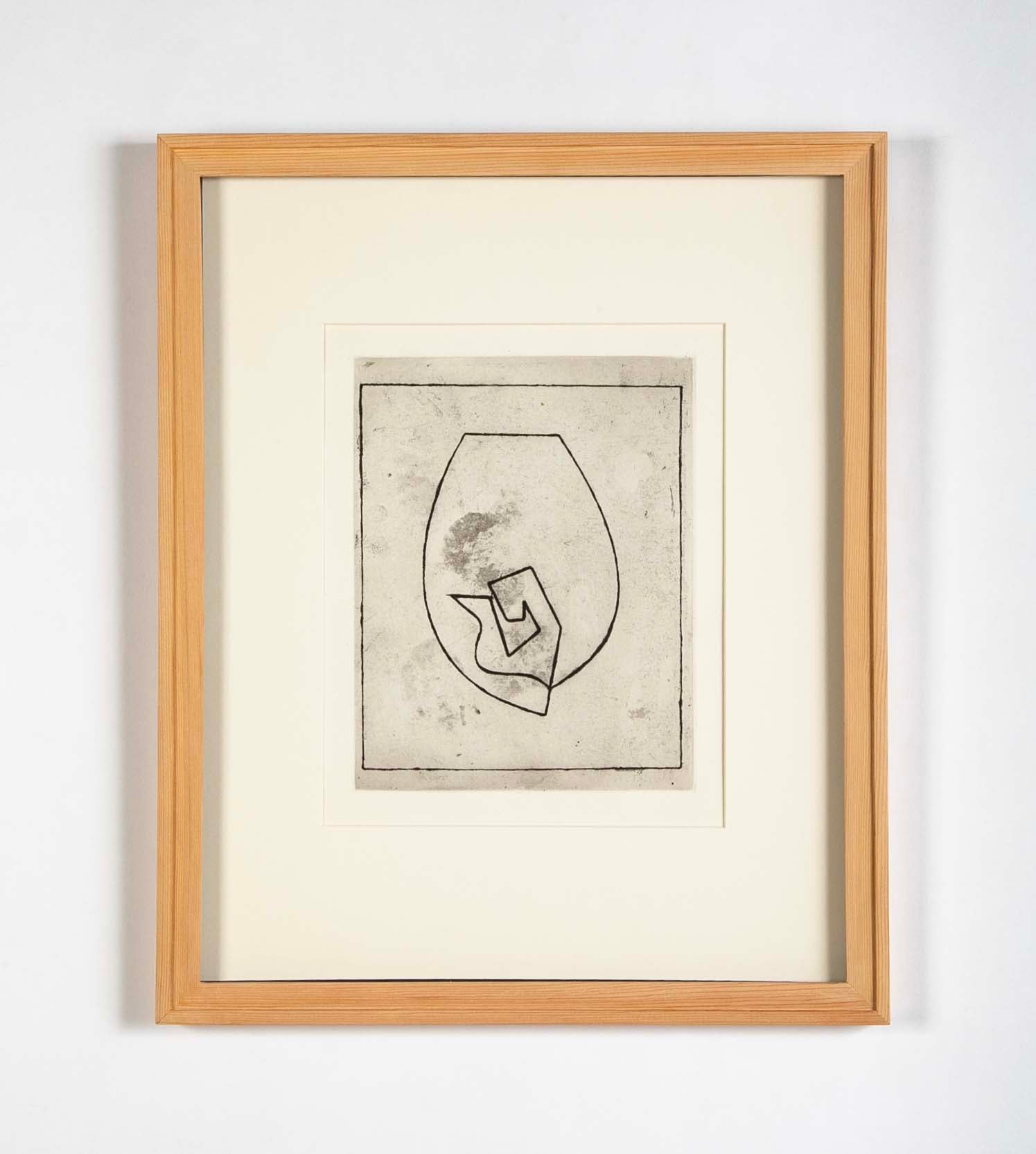 16 Cold Needle Etchings from "Vers le Blanc Infini" by Jean ( Hans ) Arp - Priced Individually