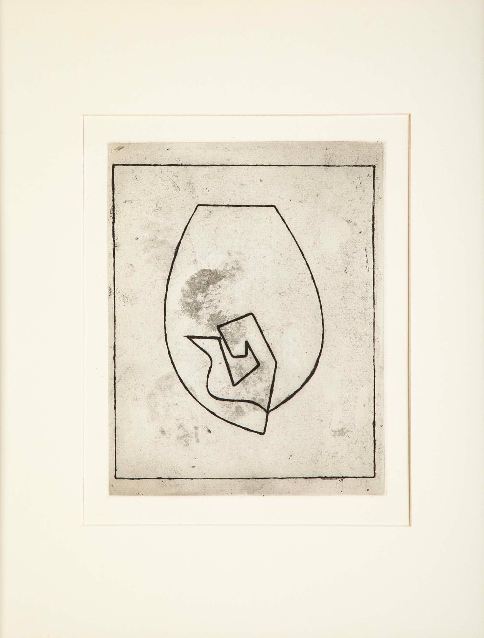 16 Cold Needle Etchings from "Vers le Blanc Infini" by Jean ( Hans ) Arp - Priced Individually