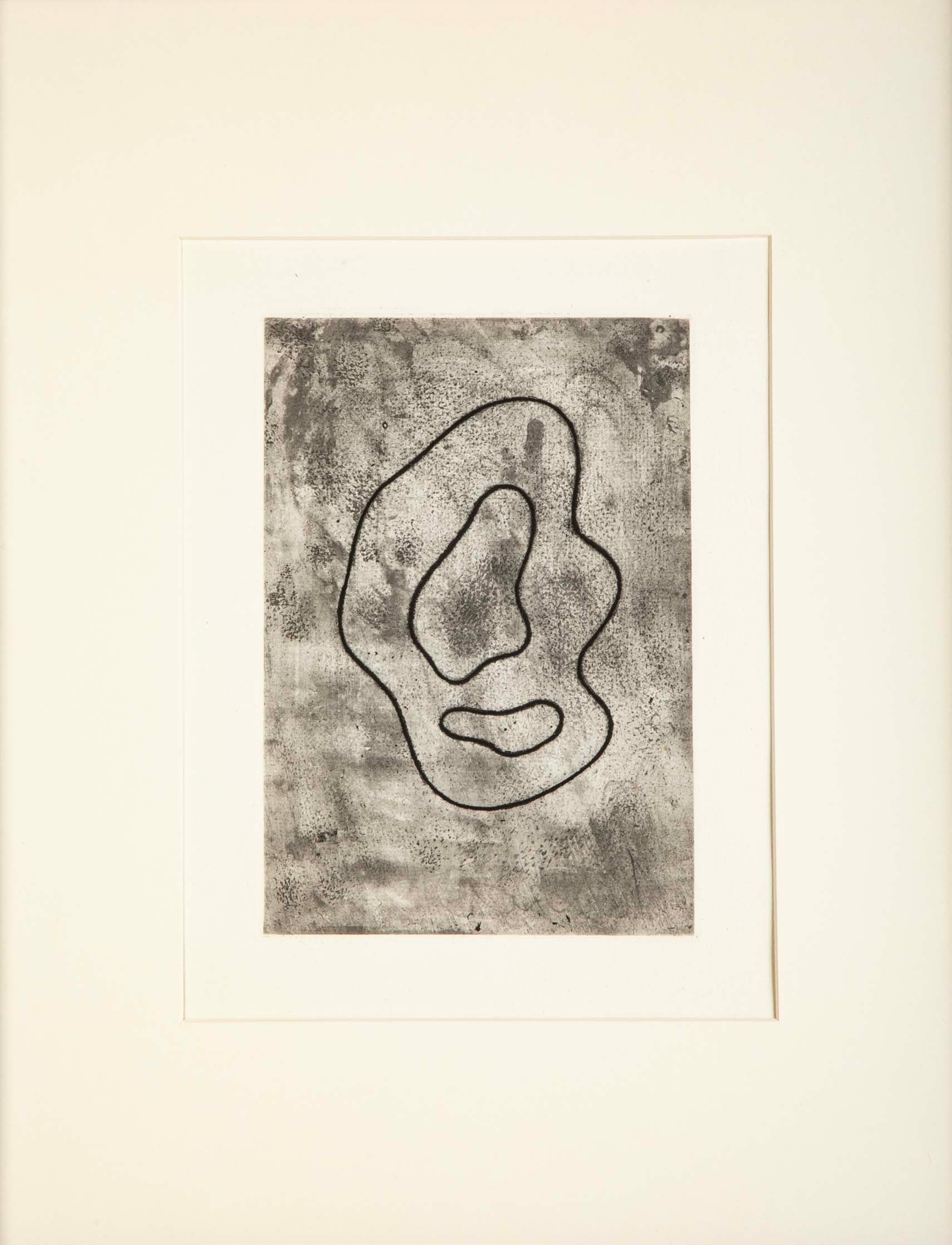 16 Cold Needle Etchings from "Vers le Blanc Infini" by Jean ( Hans ) Arp - Priced Individually