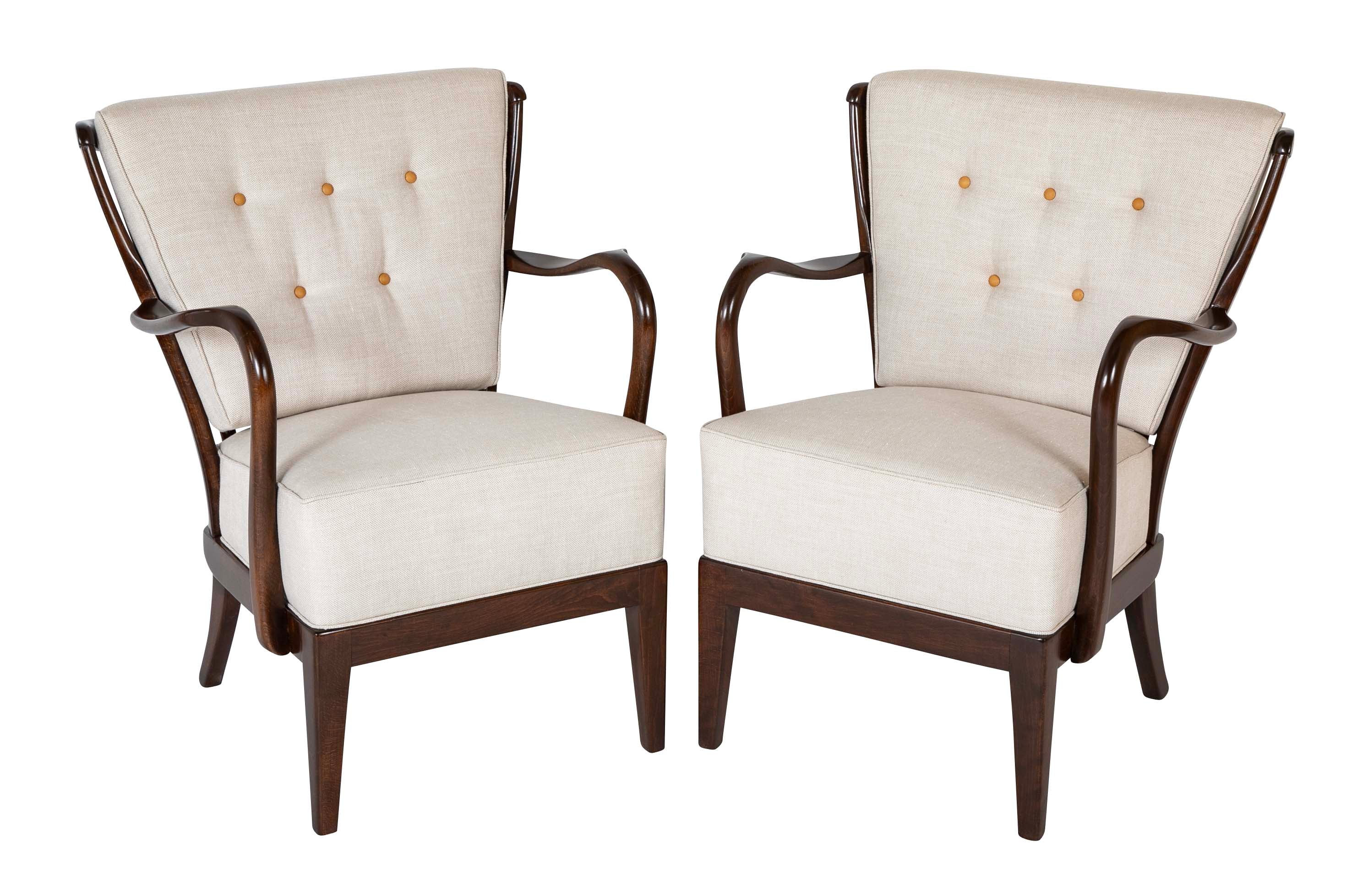 Pair of Danish Armchairs by Alfred Christensen