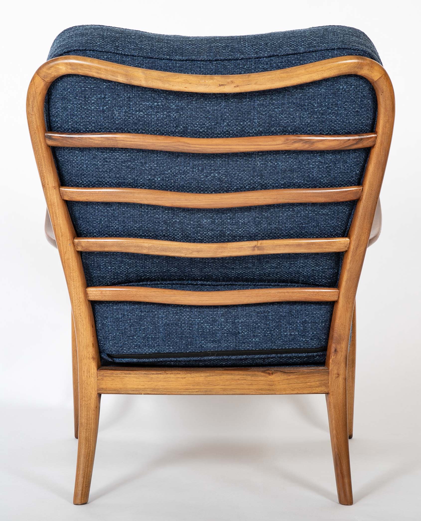 Pair of Danish Modern Armchairs by Fritz Hansen: Model 1605