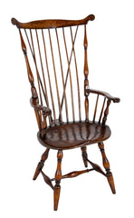 A New England Windsor Armchair with Comb Back