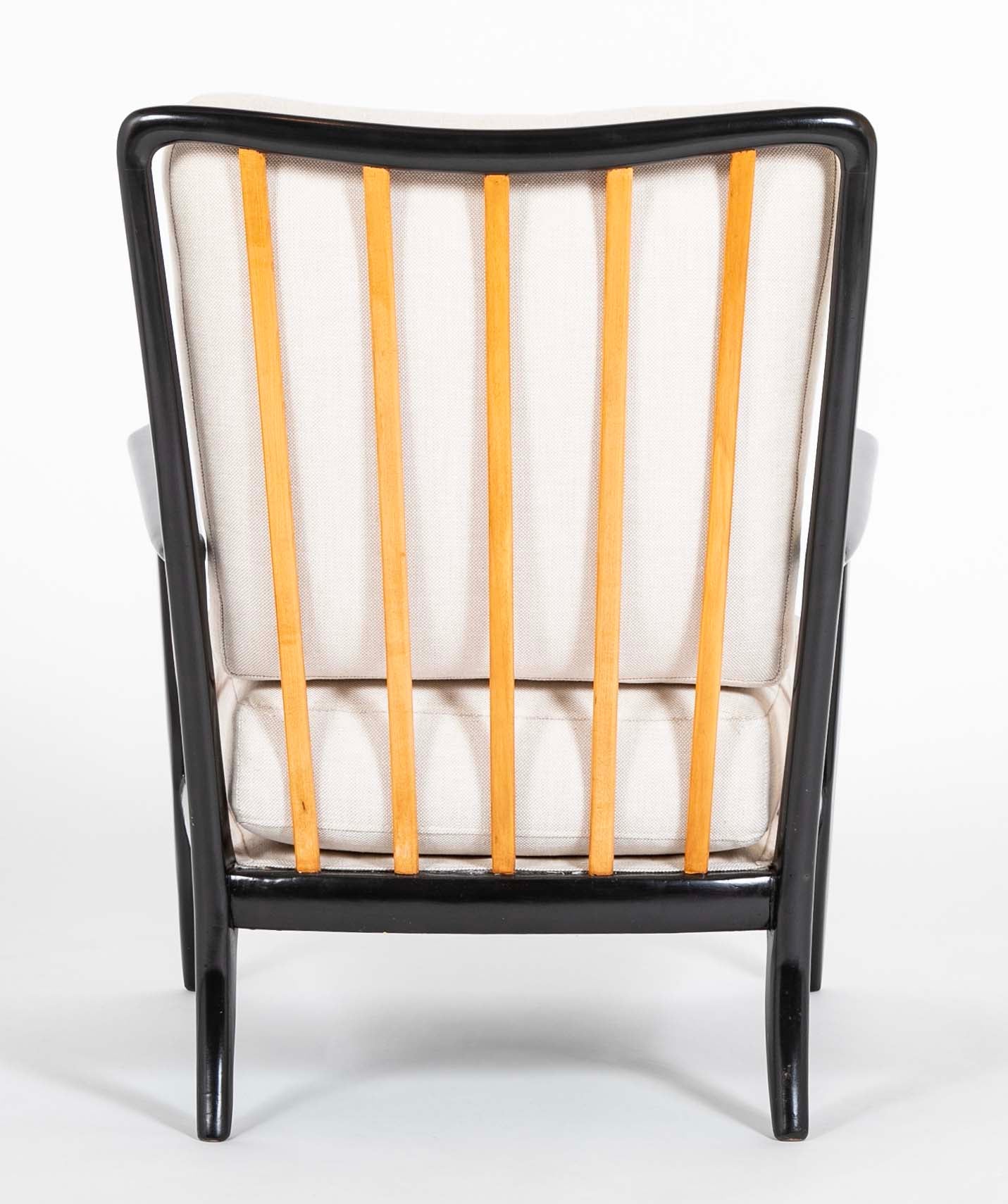 Pair Of Paolo Buffa Style Lounge Chairs